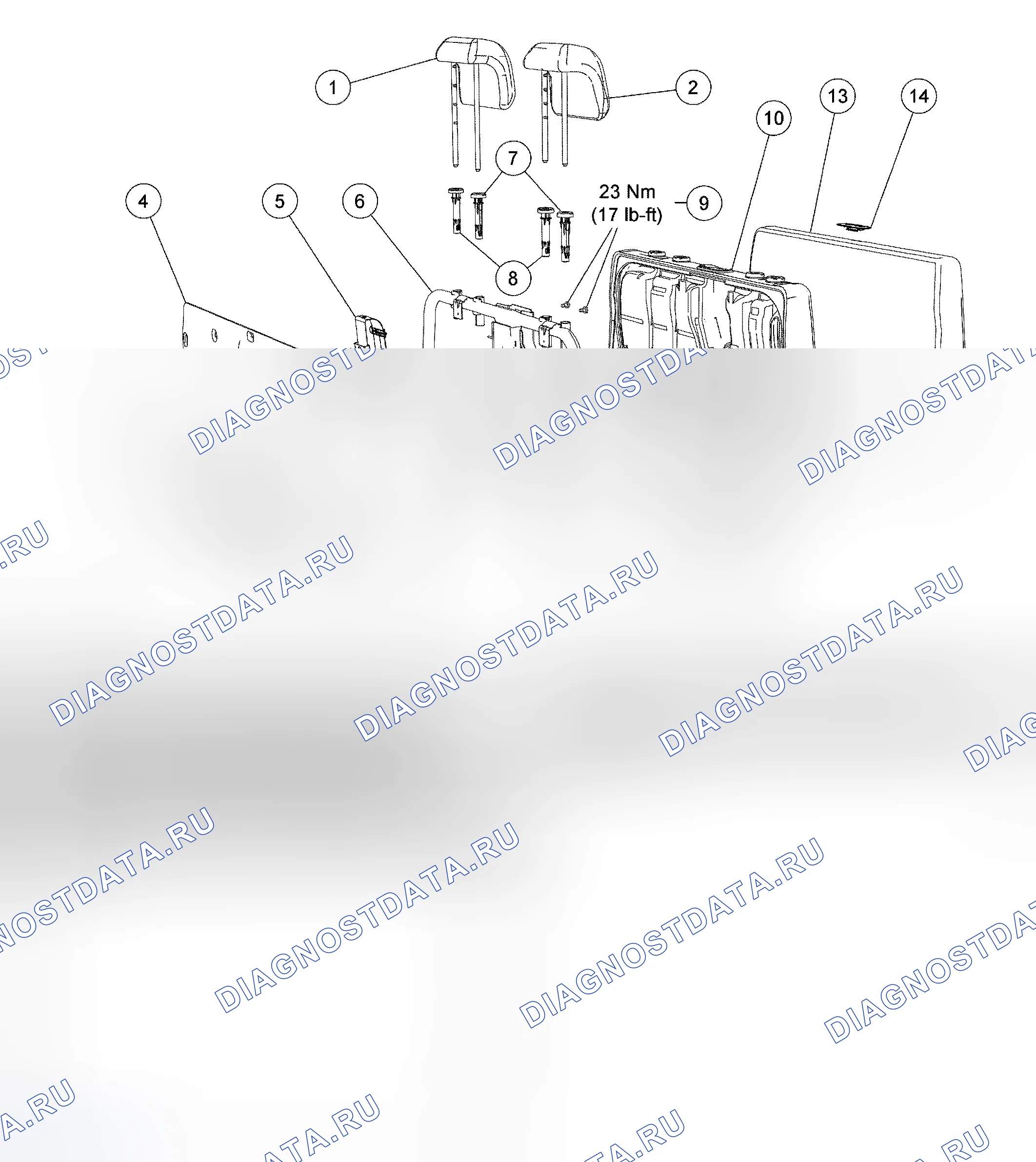Рис. 73: Разборка и сборка. Hyundai Mistra II