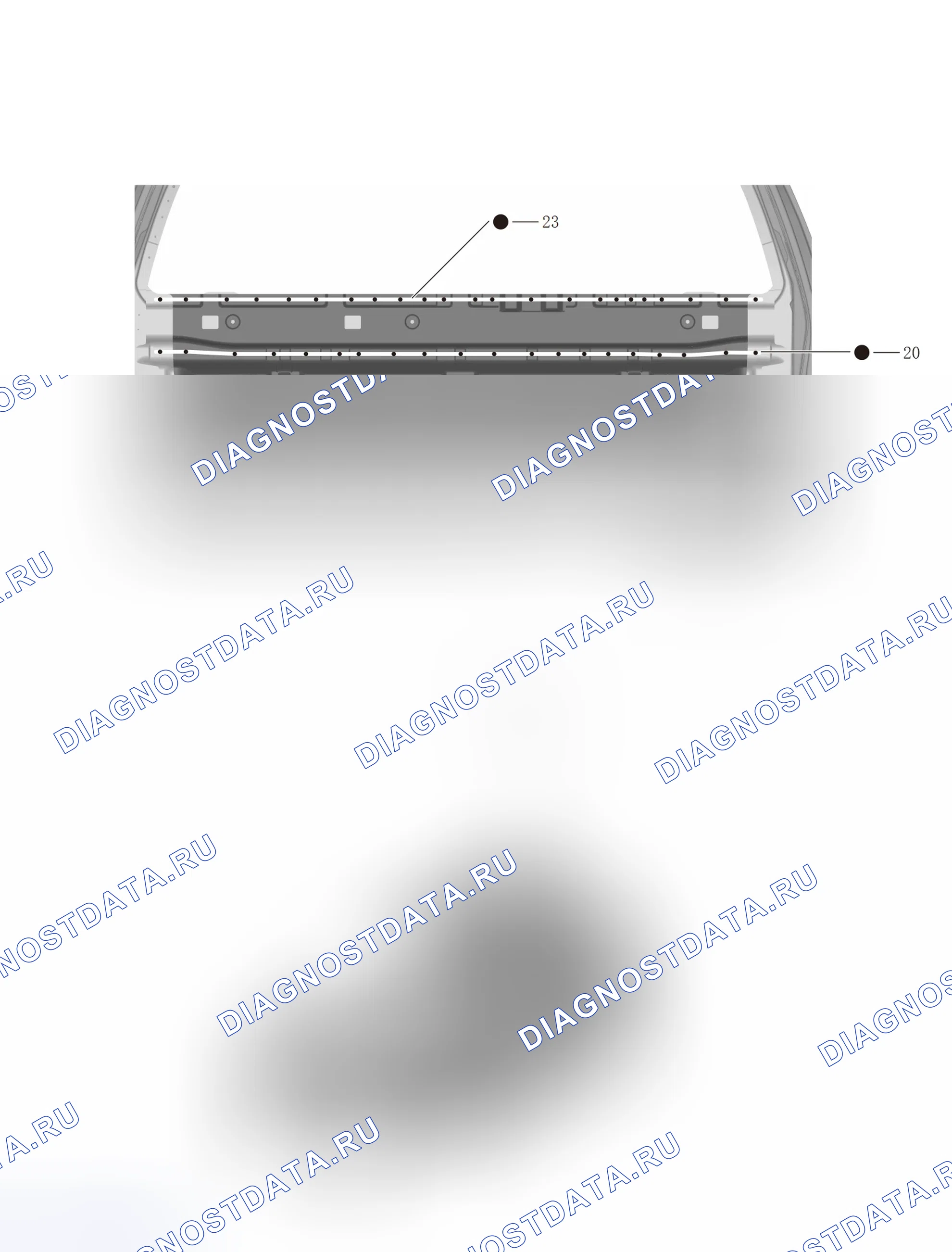 Узел платы в задней части — Great Wall Wingle-7. Great-Wall Wingle 7 I