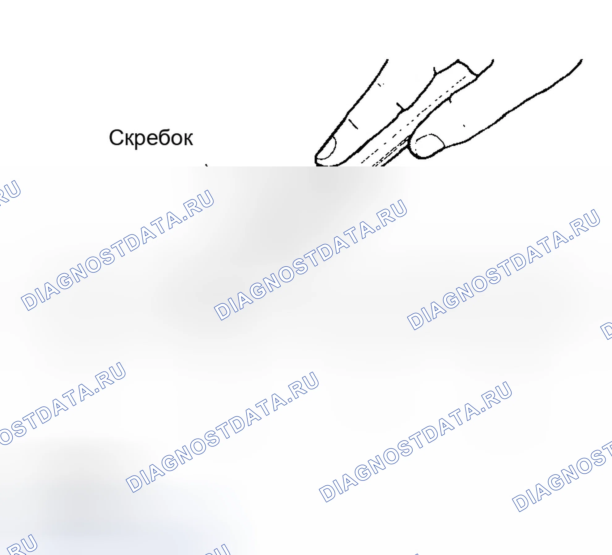 Рис. 21: Процедура применения жидкостной прокладки. Infiniti Q45 III
