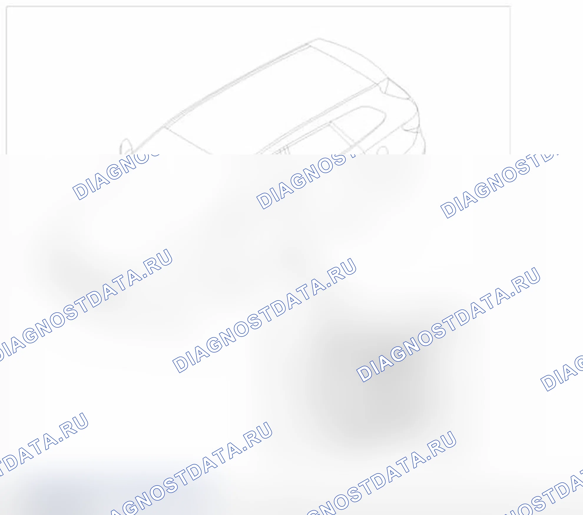 Рис. 19: Расположение компонентов. Hyundai Santa Fe III
