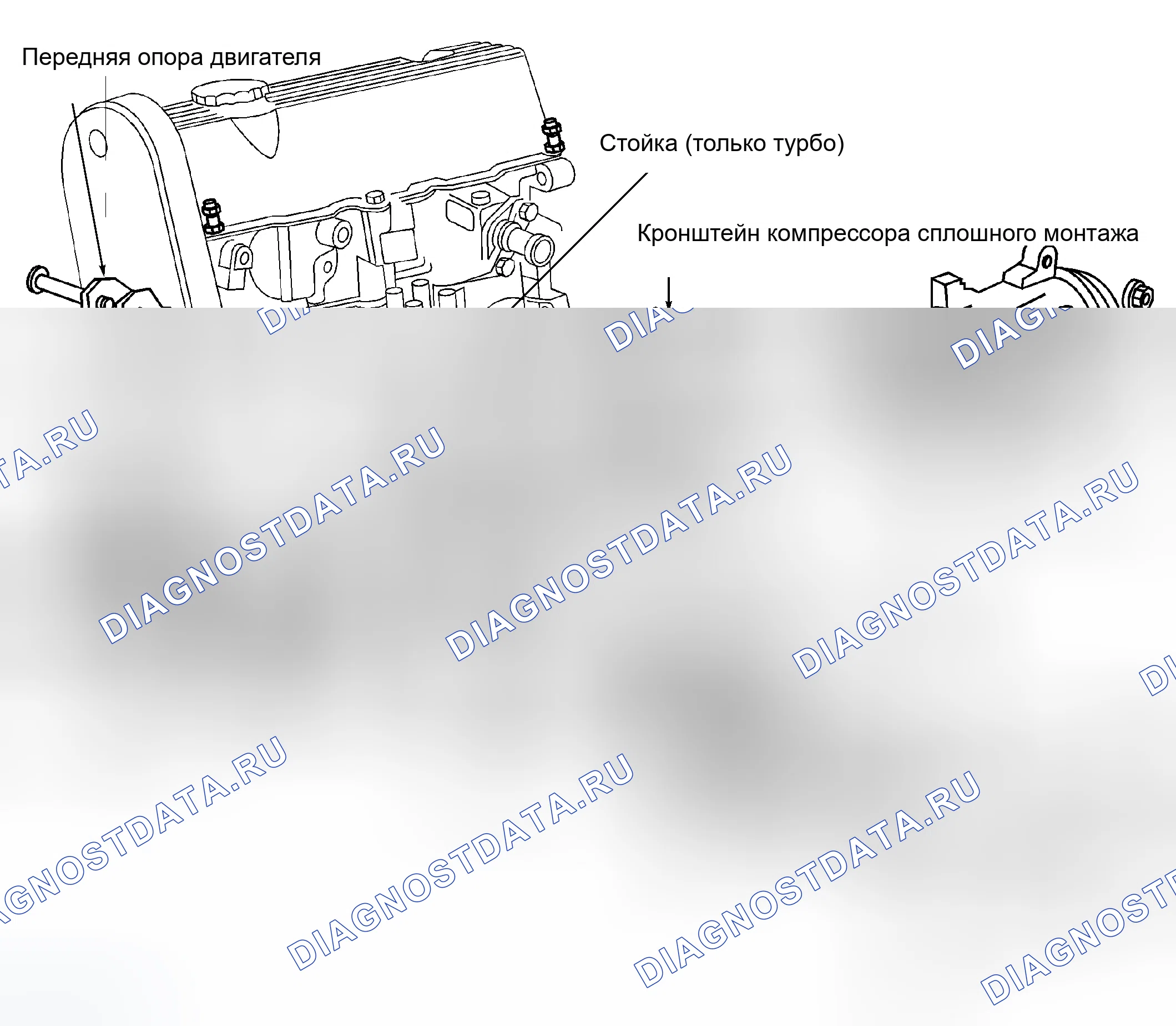 Рис. 18: Демонтаж. Dodge Shadow I