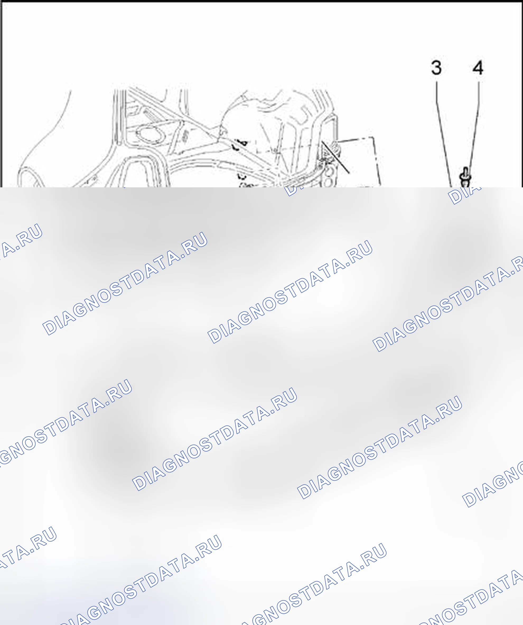 Рис. 9: Крышка заднего бампера (Golf R32), обзор сборки. Volkswagen Golf Mk4