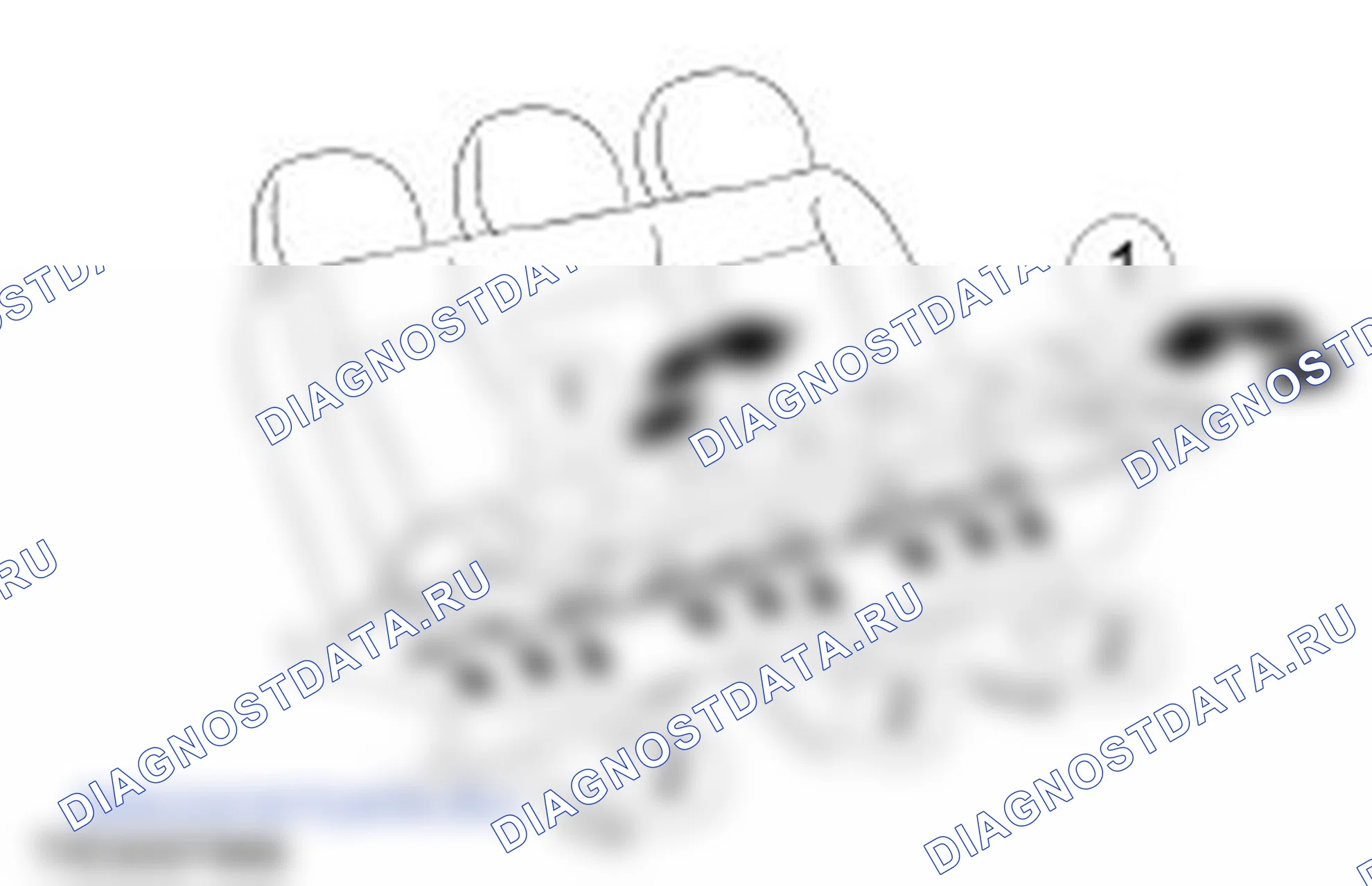 Разборка и сборка подушки тройного сиденья второго ряда. Ford Transit VII