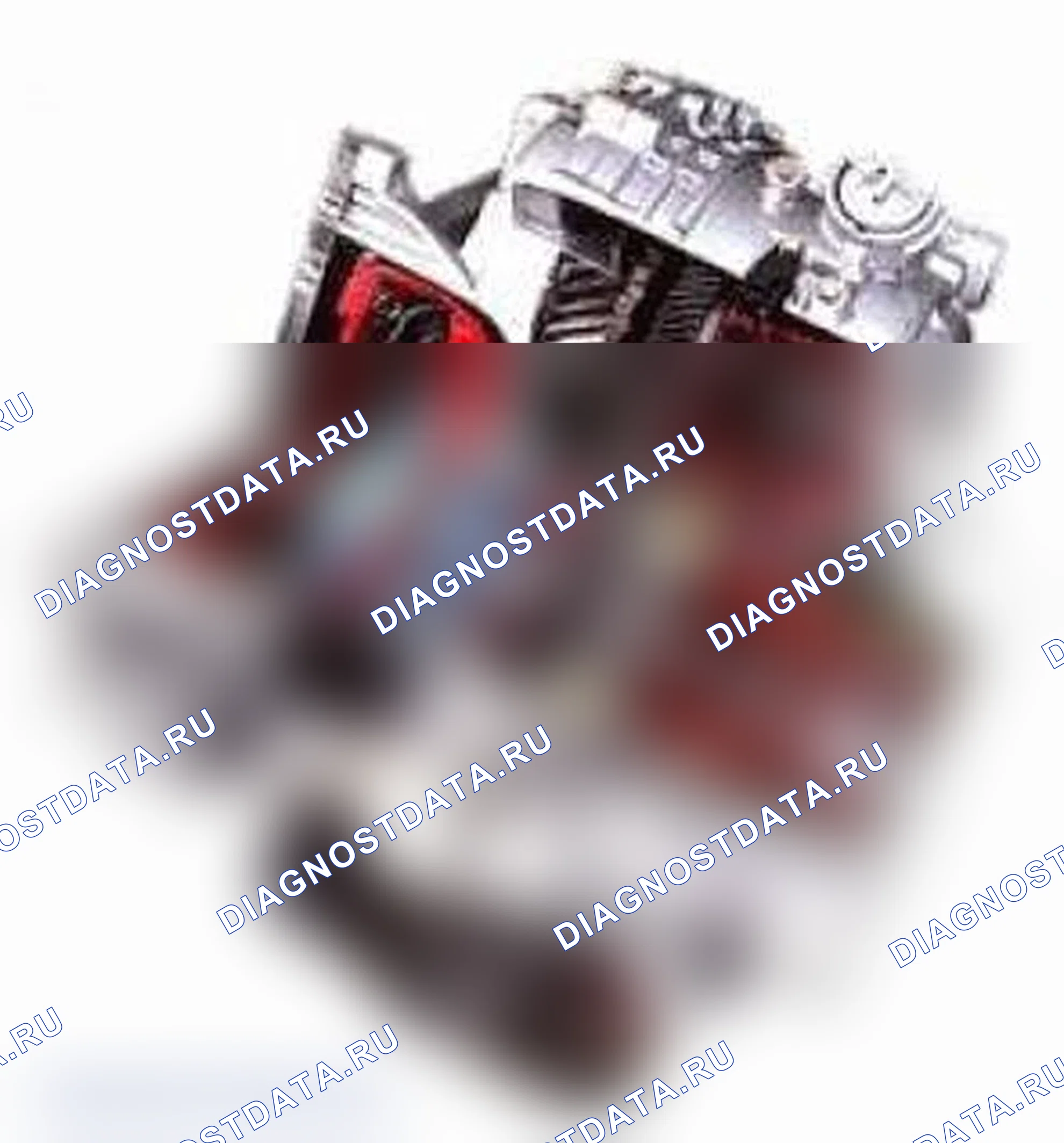 Рис. 22: Поперечное сечение автоматической коробки передач - типовое. Audi 90 B3