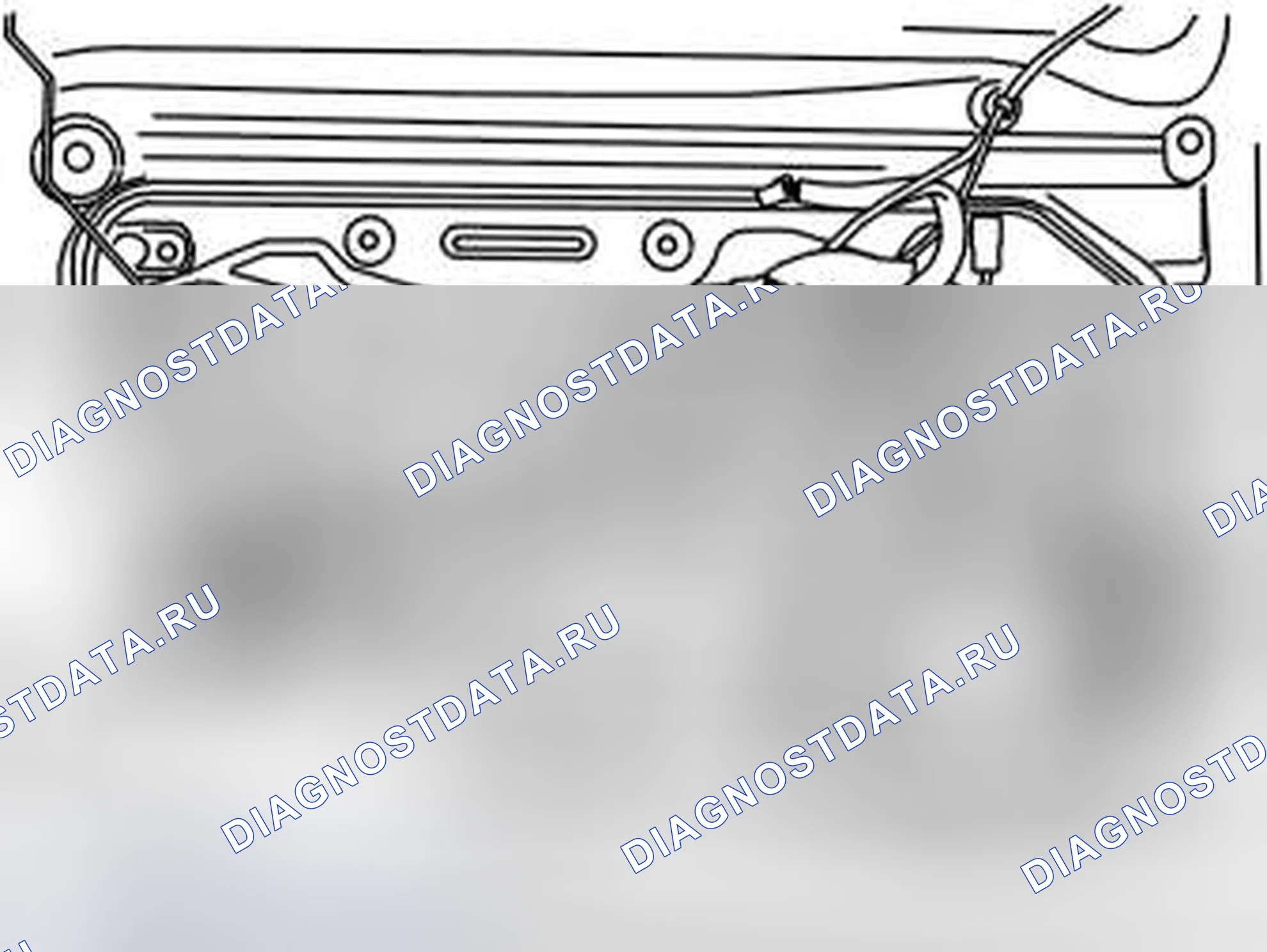 Рис. 78: СНЯТИЕ ПЕРЕДНЕГО БОКОВОГО ОКНА. Volvo S40 II