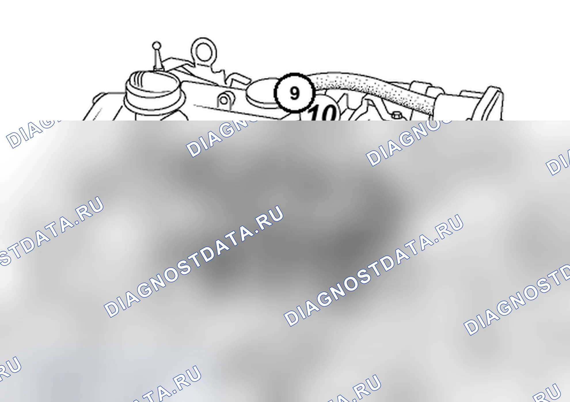 Как снять и установить трубопровод высокого давления между рампой и форсункой. Renault Clio III