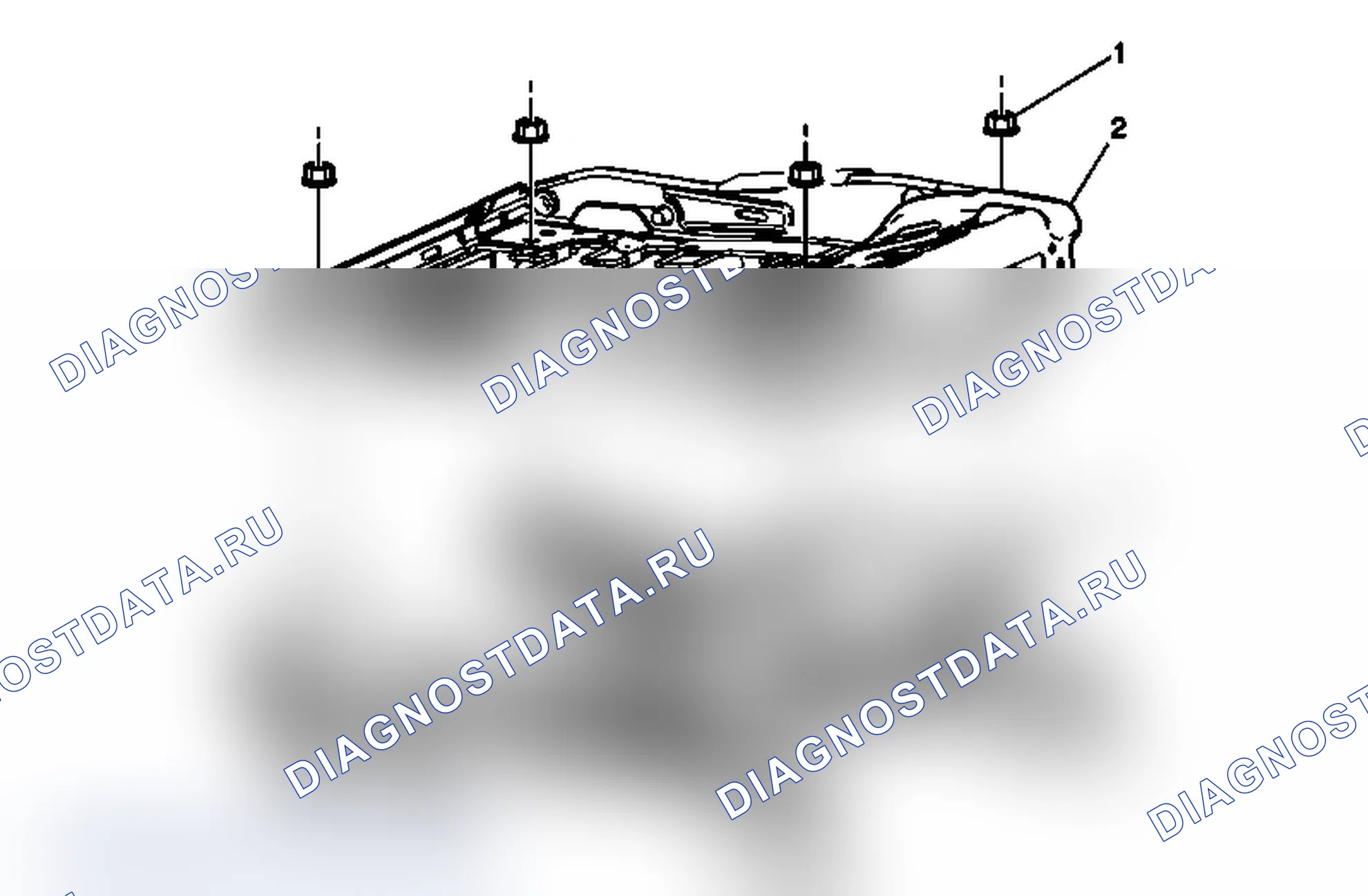 Рис. 6: Замена регулятора переднего сиденья. Chevrolet Tahoe III