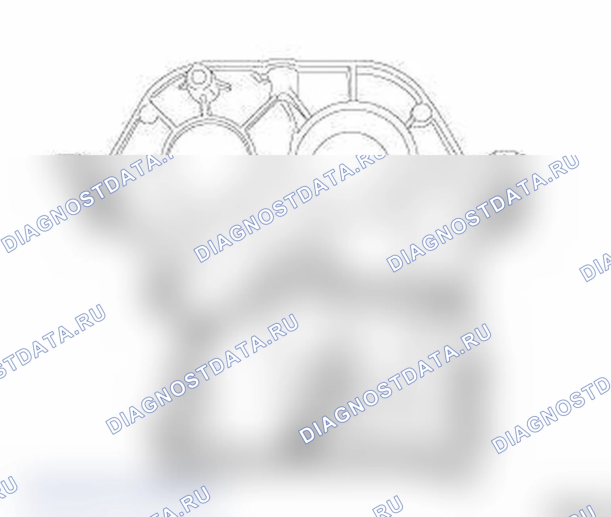 Рис. 220: ВЕРХНЯЯ КРЫШКА ГРМ. Jeep Grand Cherokee WK2