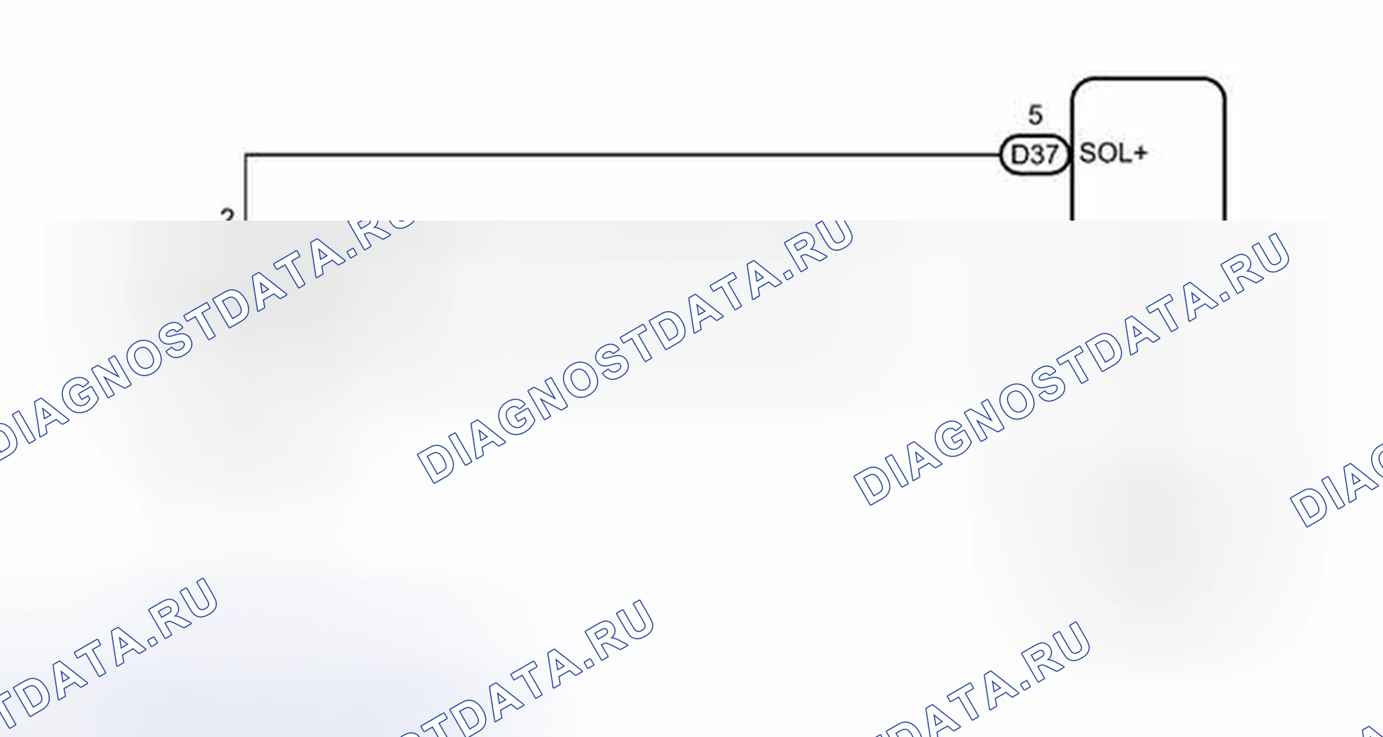 Рис. 190: электросхема. Toyota Avalon XX30 рестайлинг 2