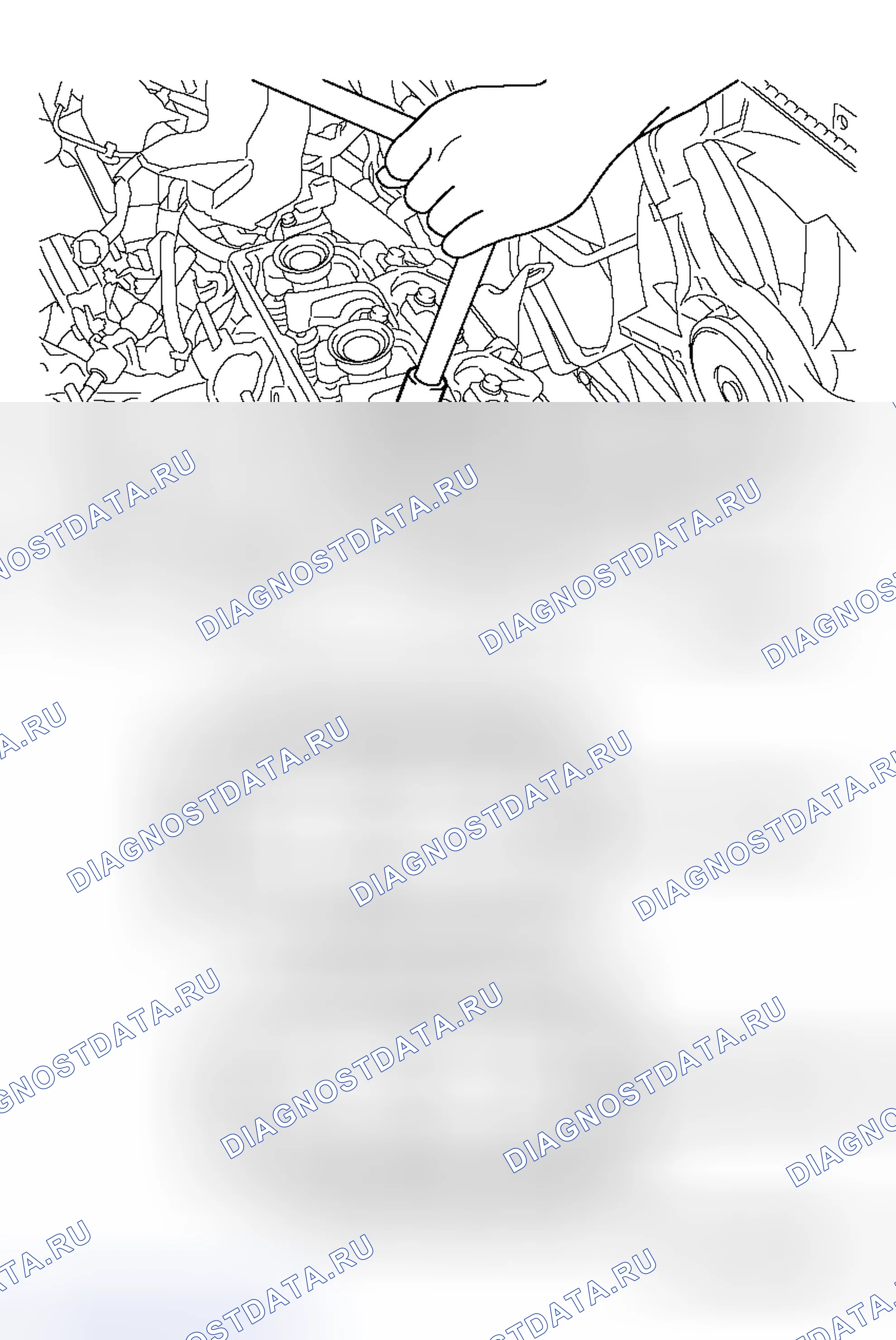 Рис. 206: < < B > > СНЯТИЕ ГОЛОВКИ ЦИЛИНДРА В СБОРЕ. Honda Freed+ I
