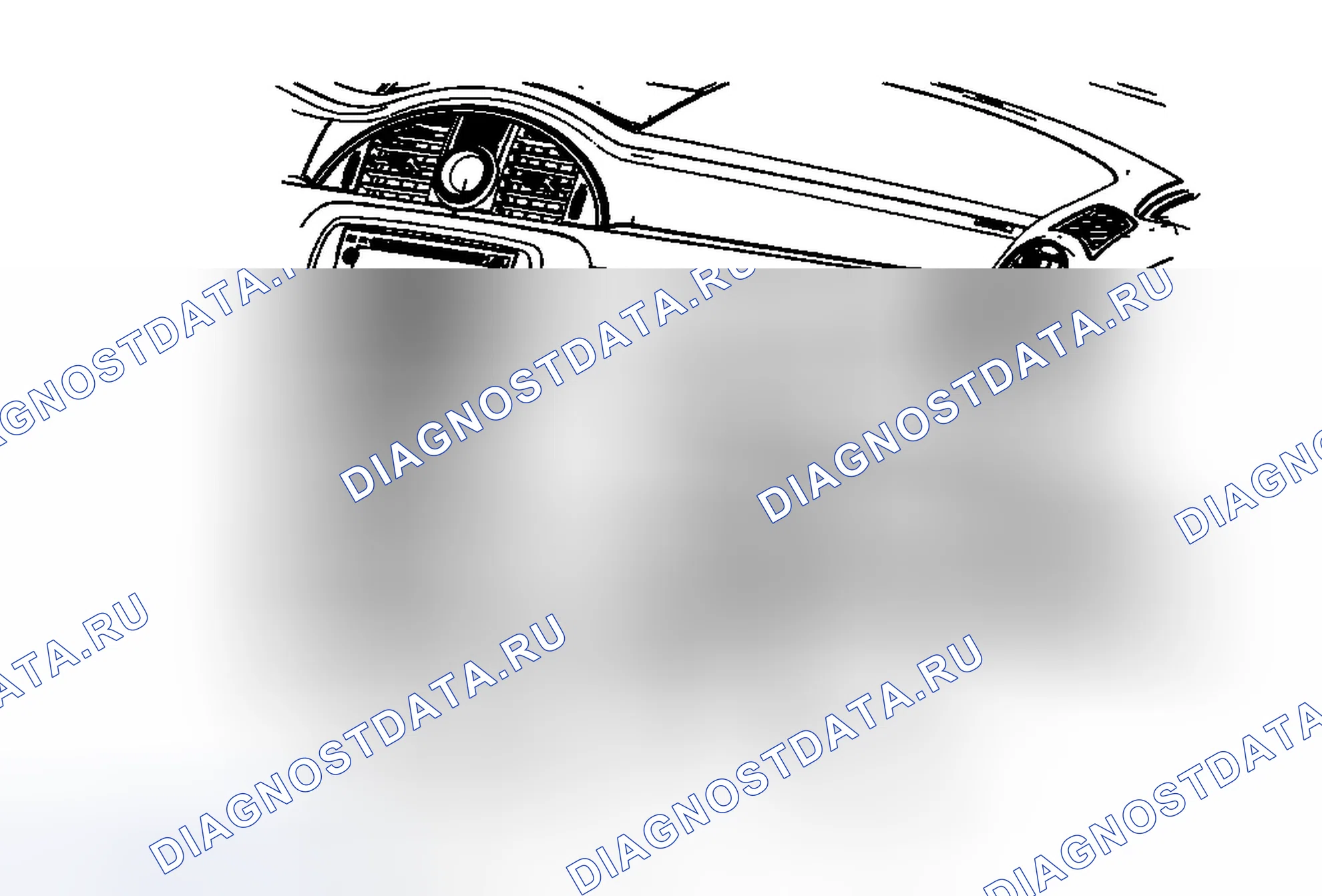 Рис. 154: Замена обрезной пластины отсека приборной панели (анклав). Chevrolet Traverse I