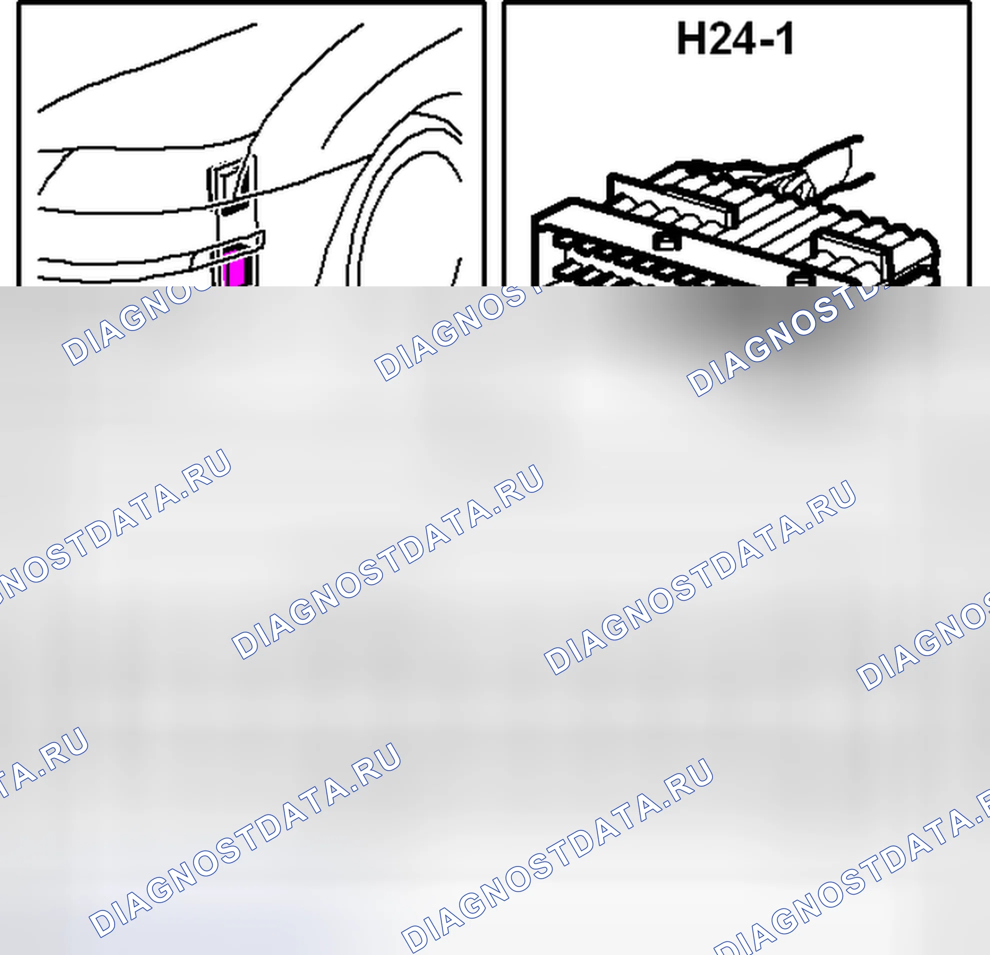 Рис. 621: Разъем H24-1. Kia Optima II