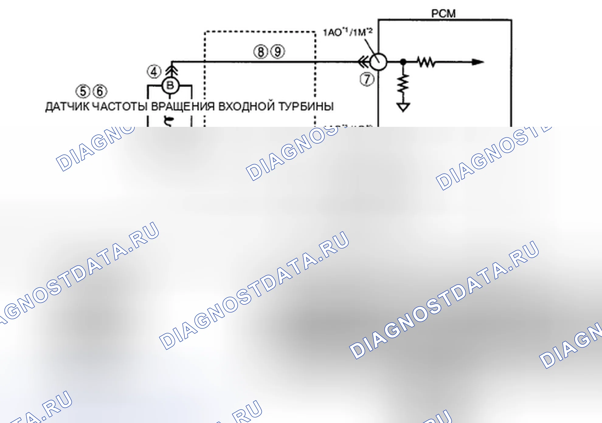 Рис. 348: расшифровка кода ошибки P0715 [хтагх1] FN4A-EL. Honda CR-V IV
