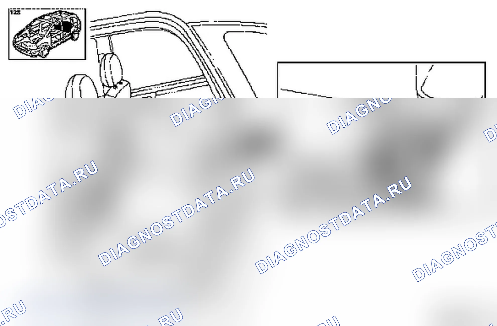 Заменить рамку замка ремня безопасности на заднем сиденьи слева. Opel Meriva A рестайлинг