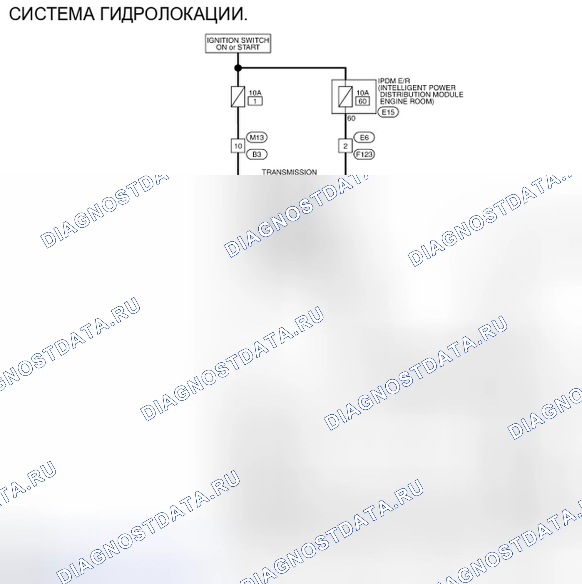 Рис. 136: электросхема. Nissan Rogue I рестайлинг