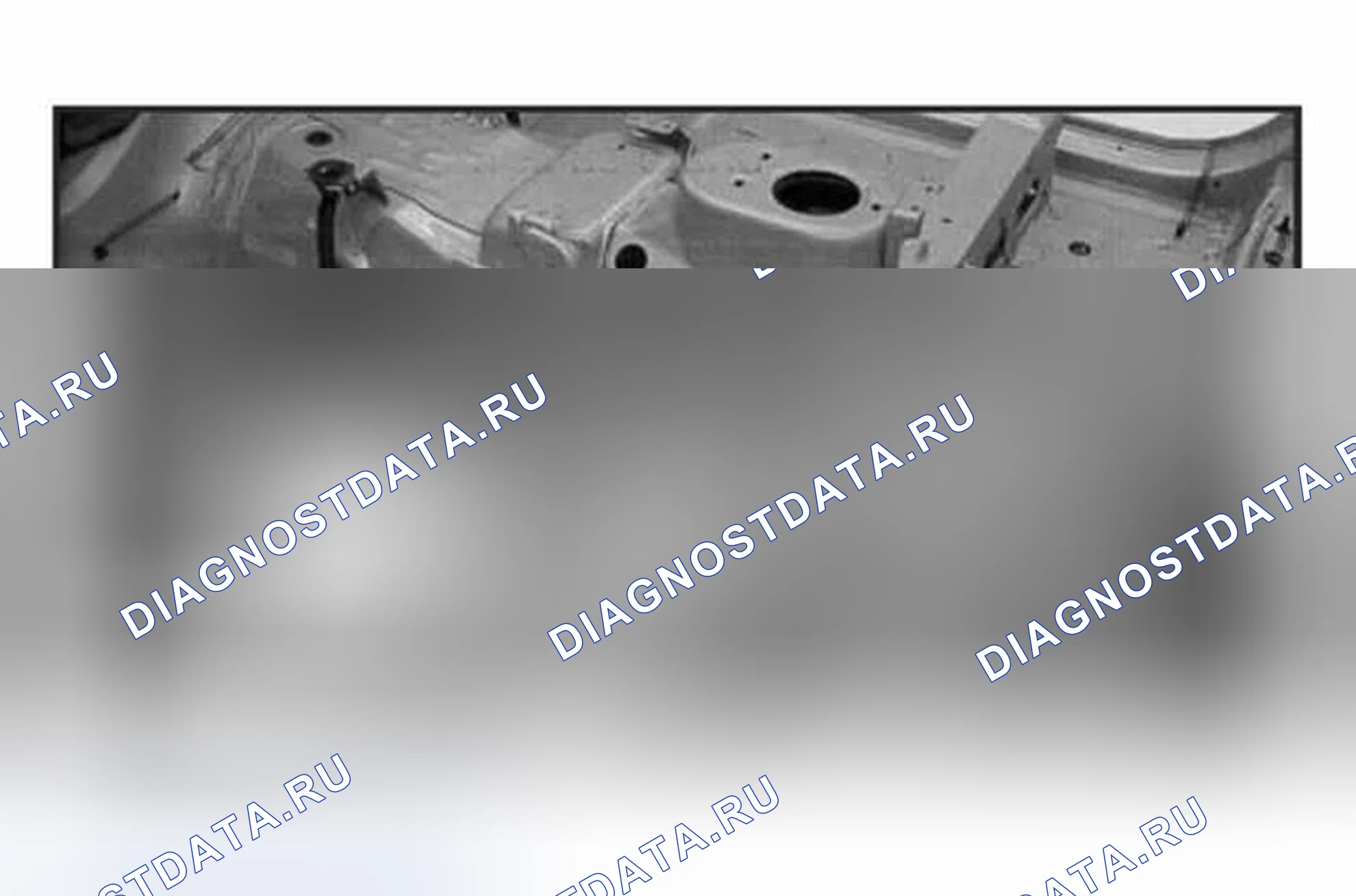 Рис. 129: Идентификация крестовины. BMW X5 E53