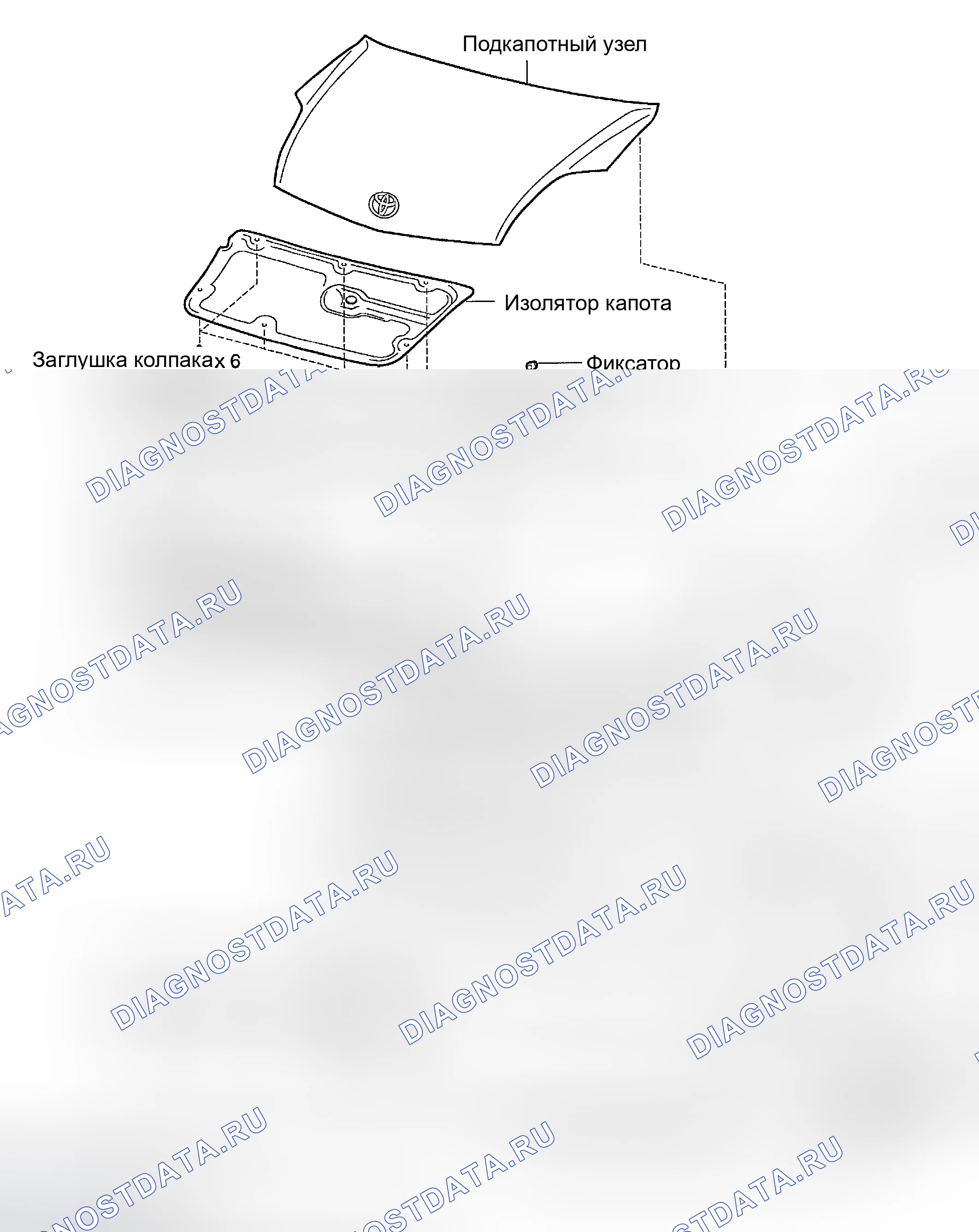 Рис. 1: КОМПОНЕНТЫ. Toyota Prius II