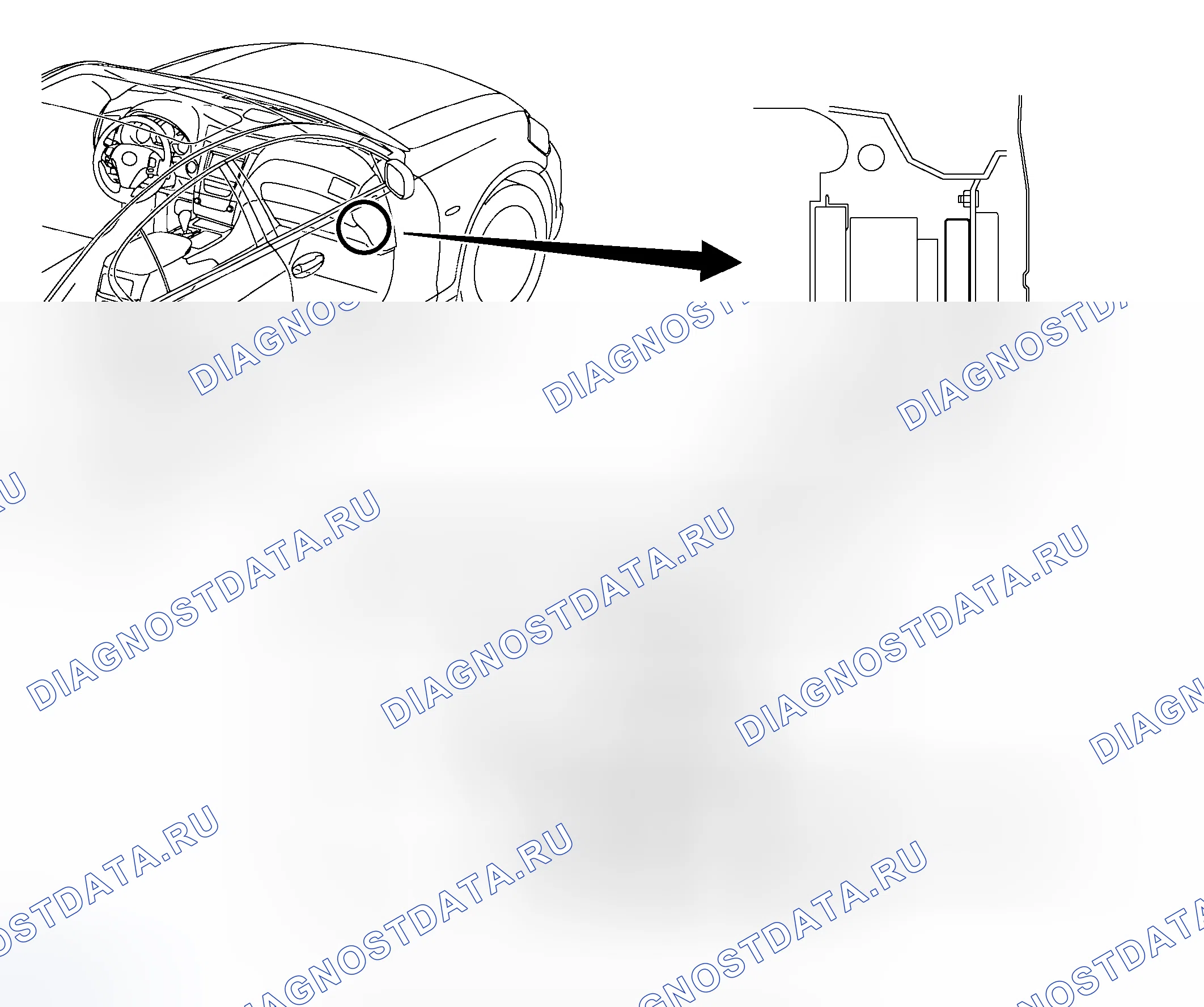 Рис. 84: ДЕМОНТАЖ. Haval H8 I