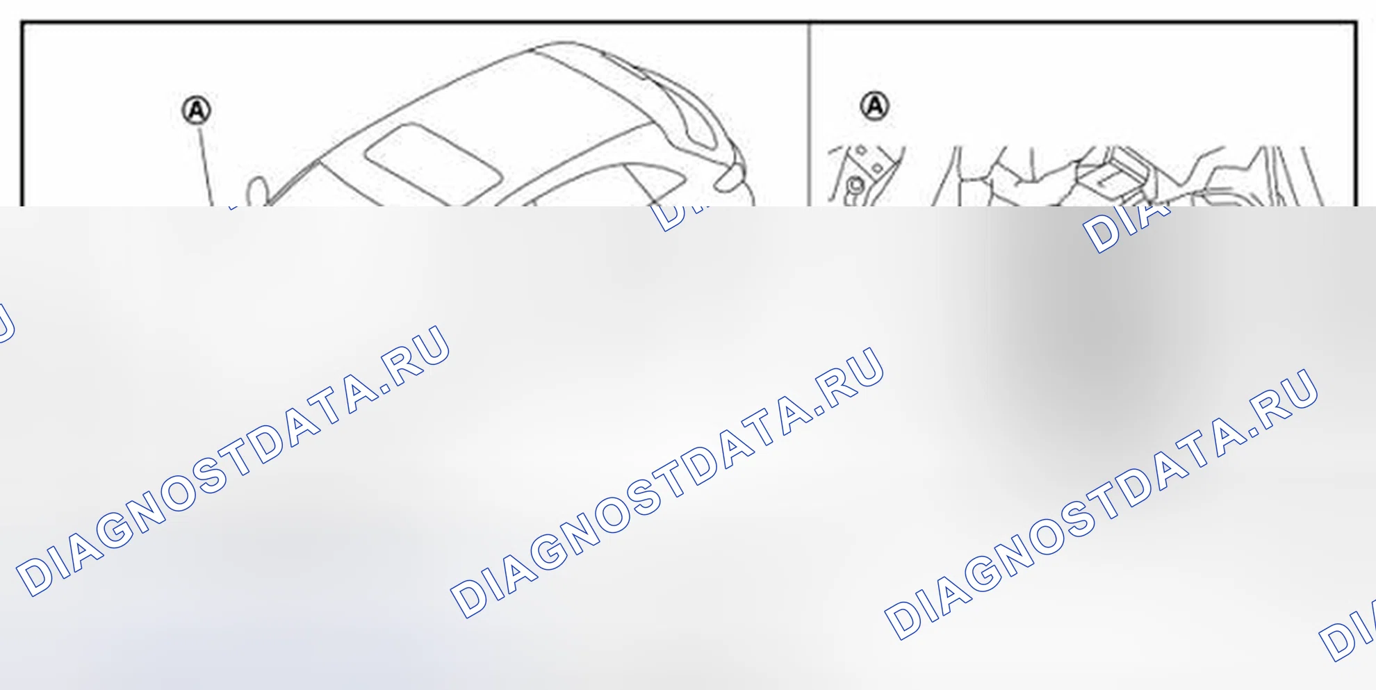 Рис. 27: Расположение компонентов. Infiniti FX37 II рестайлинг