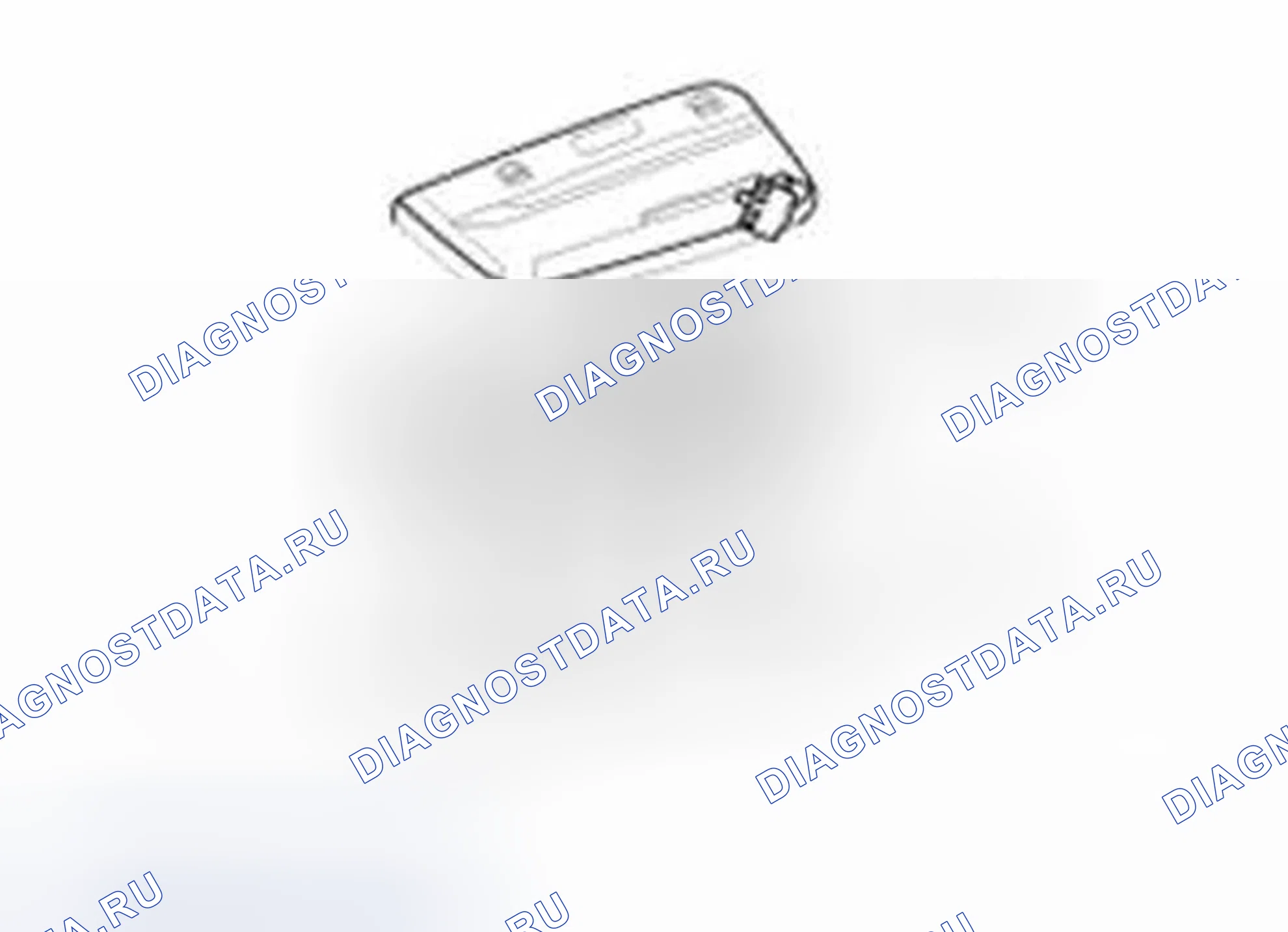 Рис. 57: Замена лампы в помещении. Hyundai Sonata VI