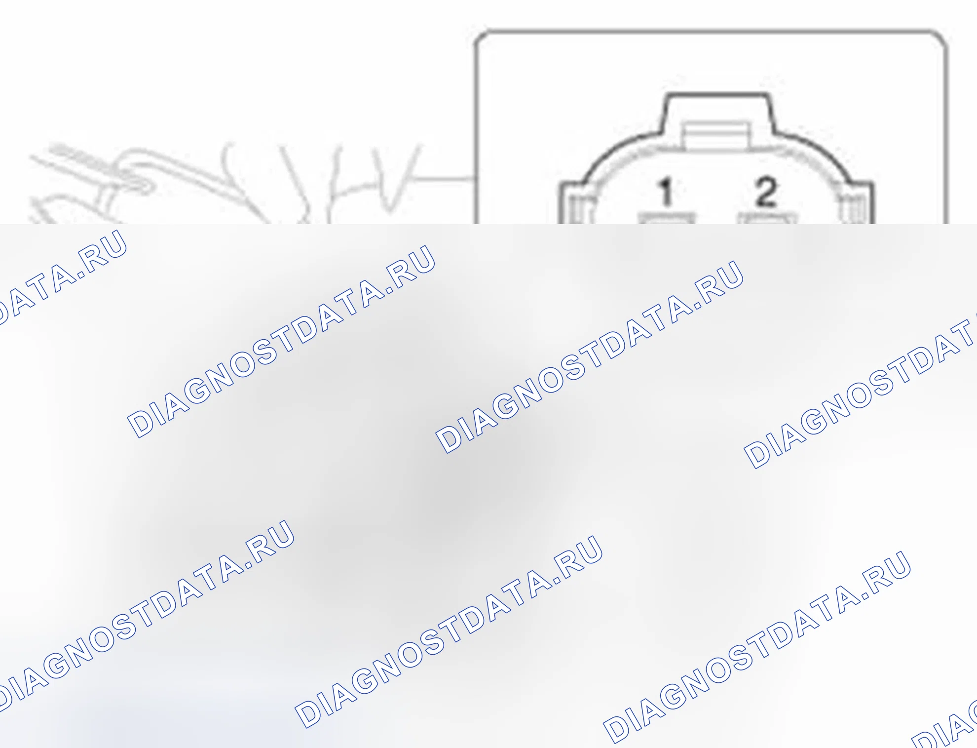 Рис. 35: Проверка двигателя заднего силового окна. Hyundai Sonata VI