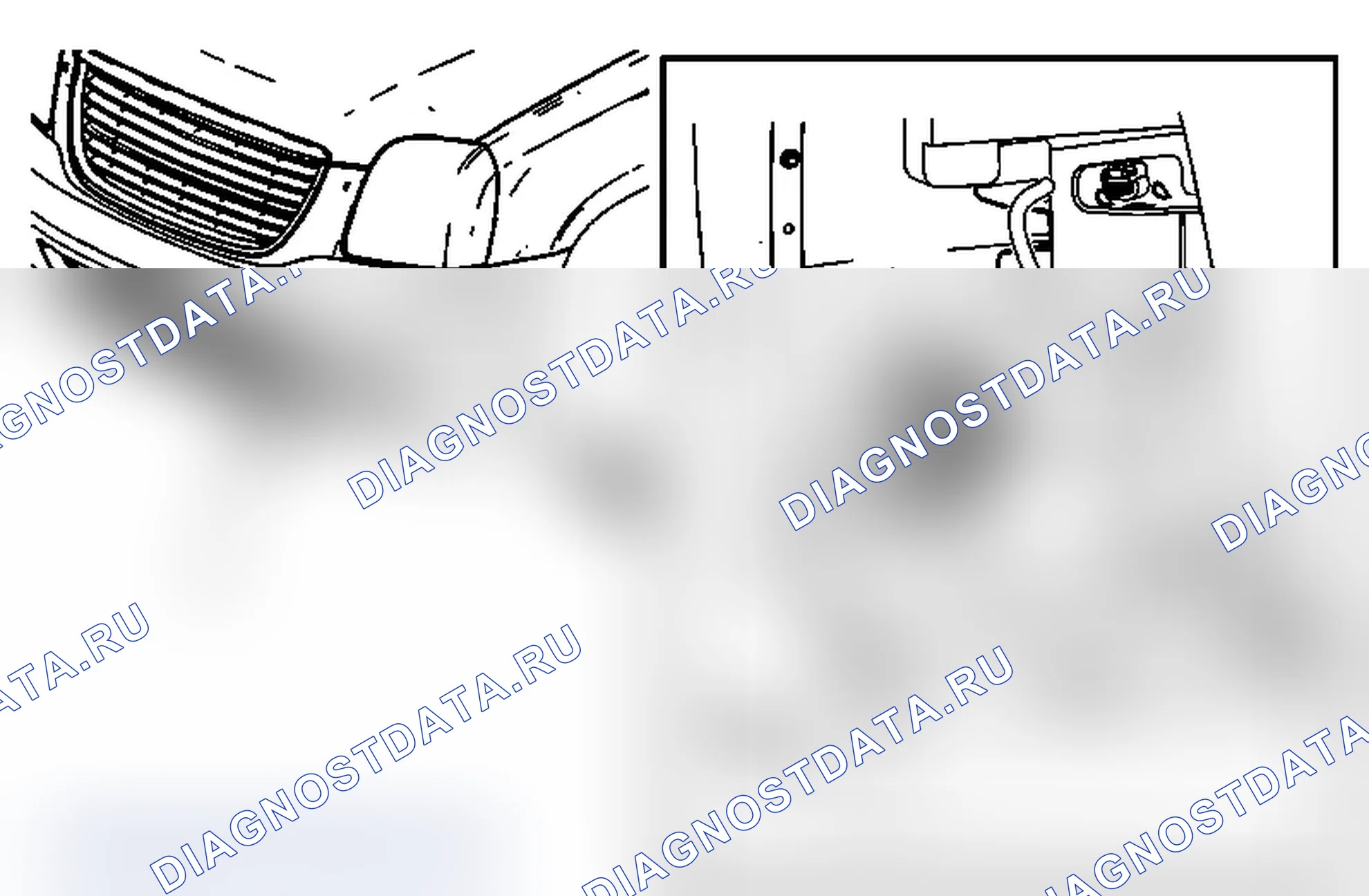 Рис. 65: Замена передней противотуманной фары (Юкон). Chevrolet Tahoe III