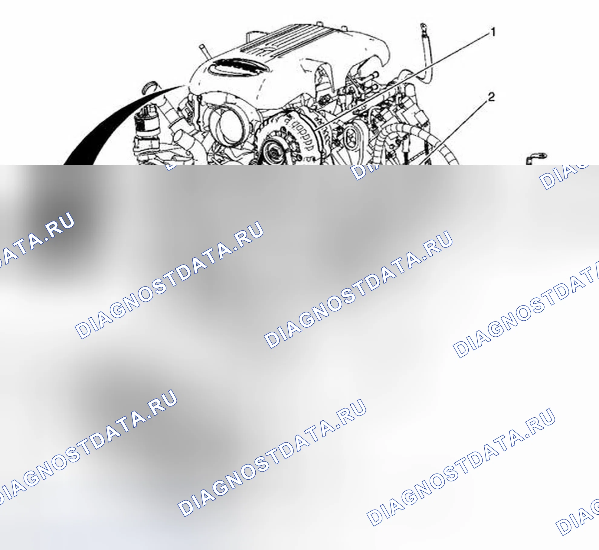 Рис. 11: Виды электрических компонентов двигателя. Hummer H2 I