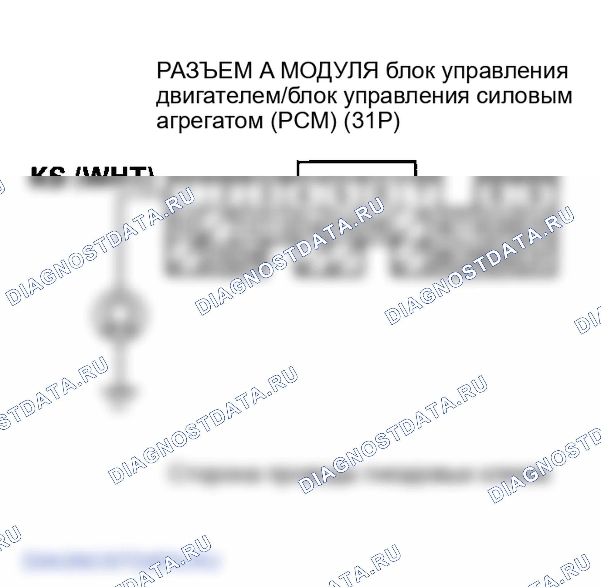 Рис. 128: расшифровка кода ошибки P0325: Неисправность цепи датчика детонации. Honda Element I