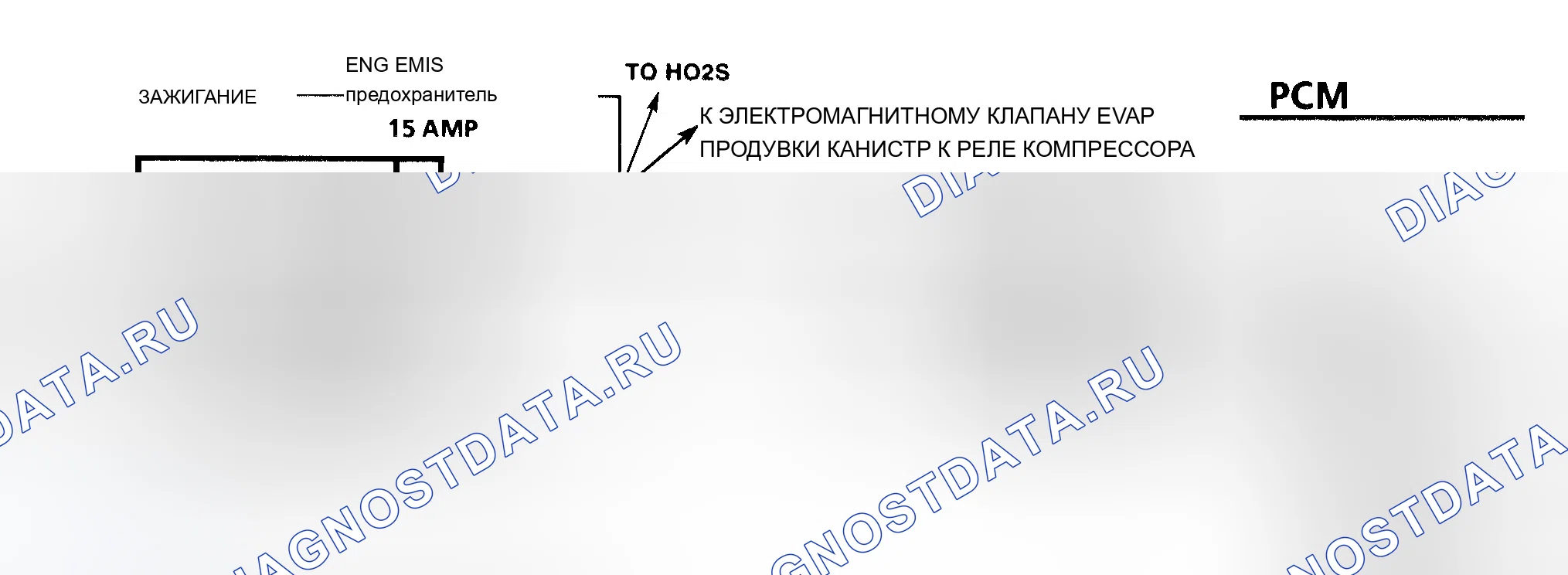 Рис. 44: Код 75, 76 ИЛИ 77 Схема (3.4L (VIN S)) Ошибка электромагнита рециркуляция отработавших газов. Chevrolet Camaro IV