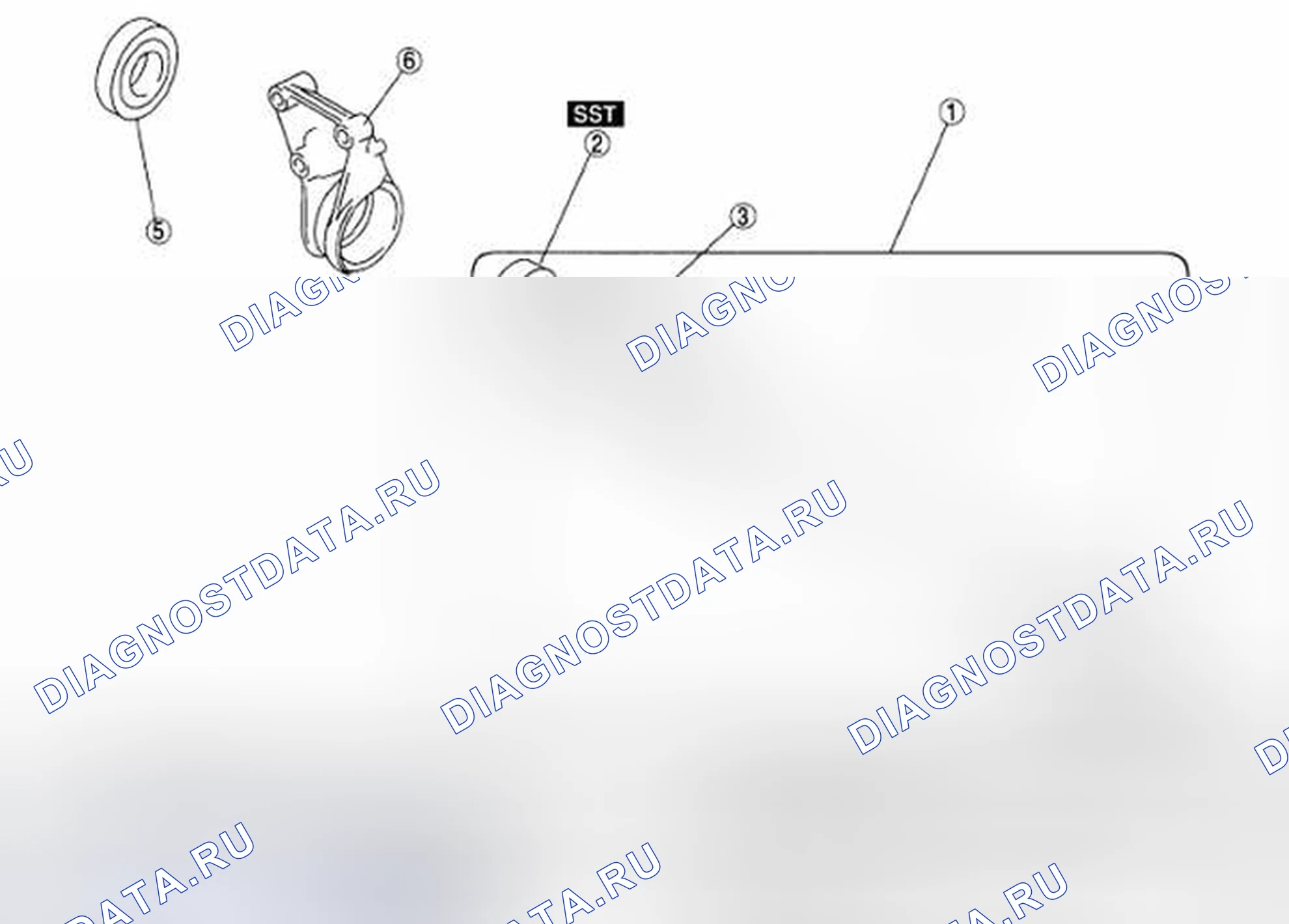Рис. 11: РАЗБОРКА ВАЛА ШАРНИРА. Mazda 5 I рестайлинг