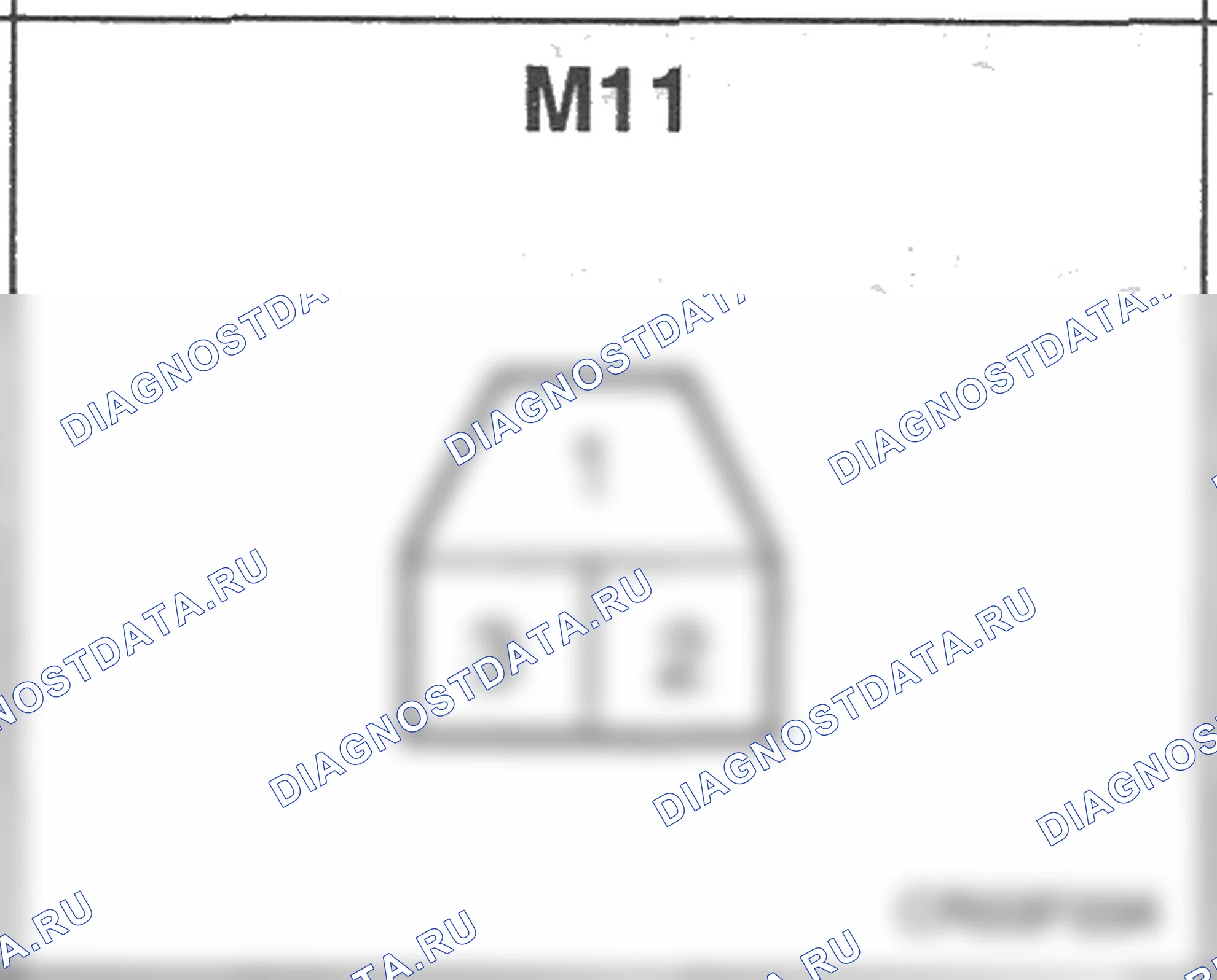 Распиновка разъёма M11 — основного жгута. Hyundai Accent LC