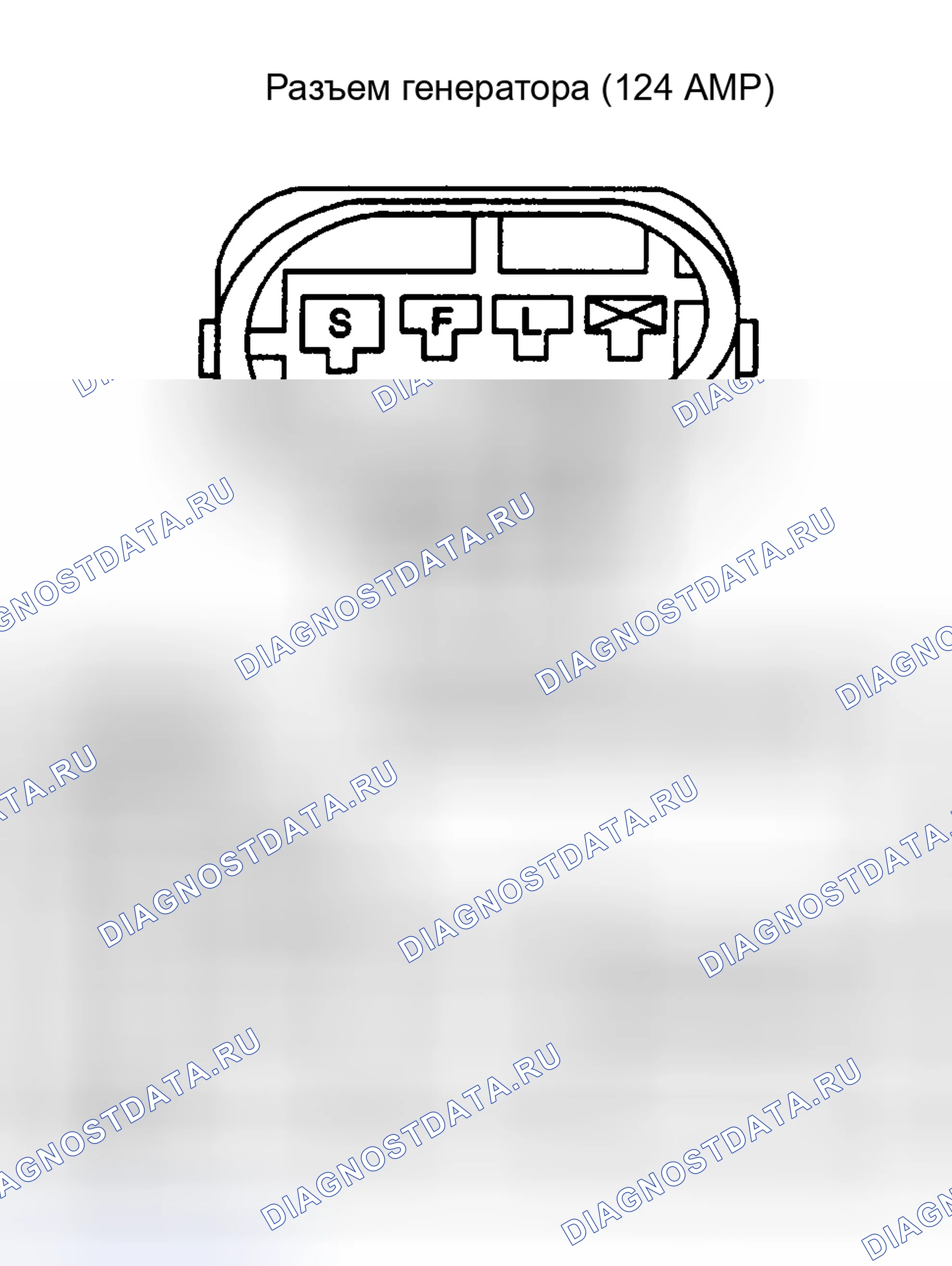 Рис. 168: ГЕНЕРАТОР (124-АМП). Chevrolet Chevy Express G1500 
