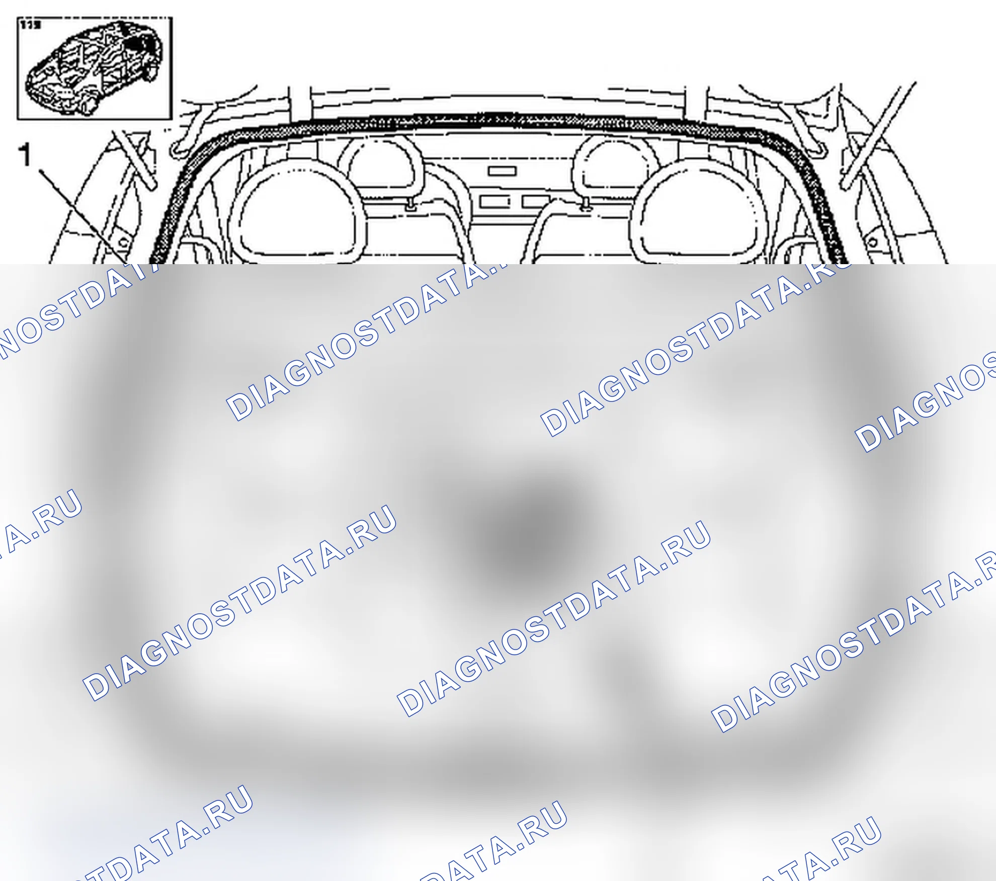 Демонтаж и установка уплотнения задней откидной двери. Opel Meriva A рестайлинг