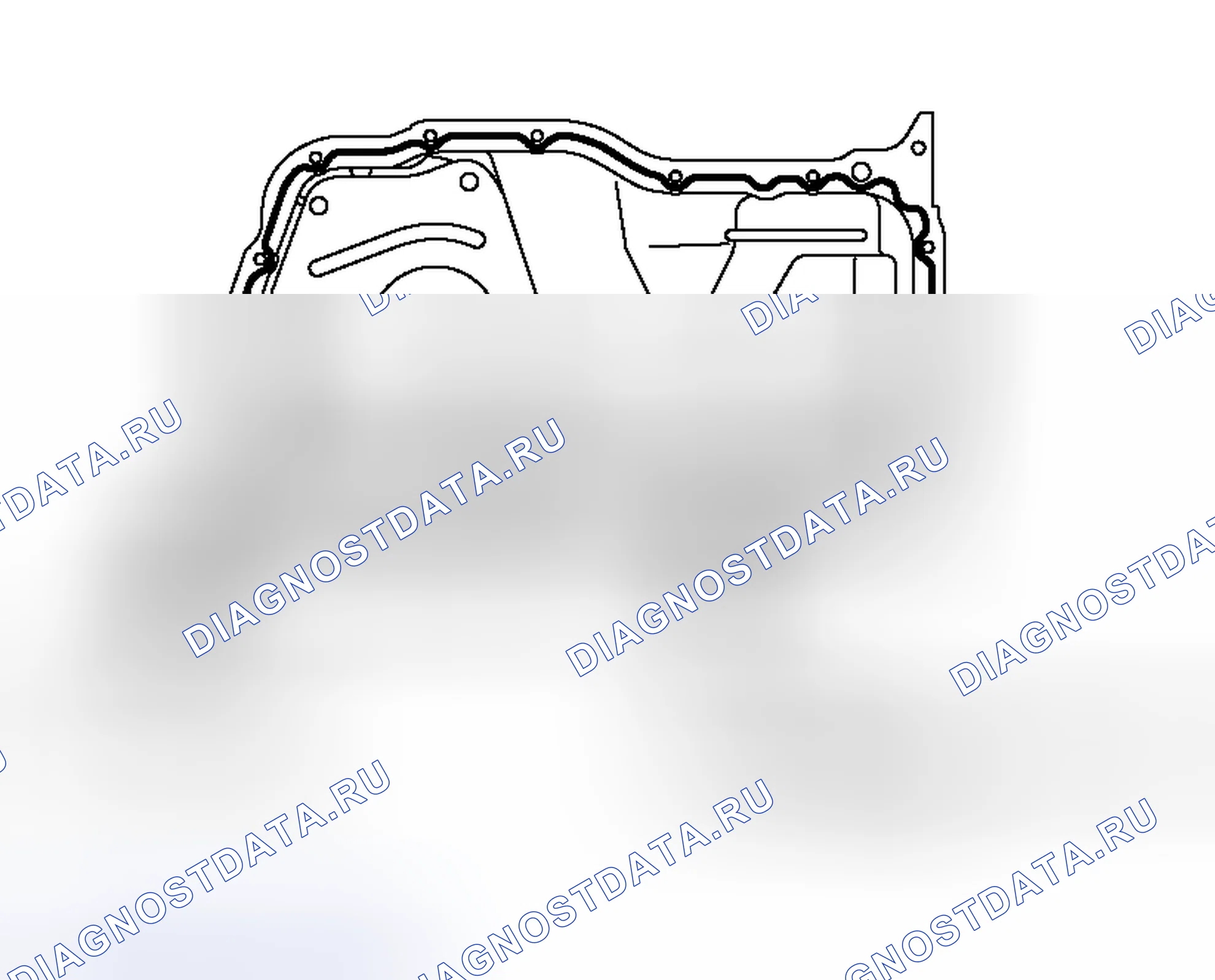 Рис. 24: >> A <<УСТАНОВКА ВЕРХНЕГО МАСЛЯНОГО ПОДДОНА/КРЫШКИ. Mitsubishi Lancer Evolution IX