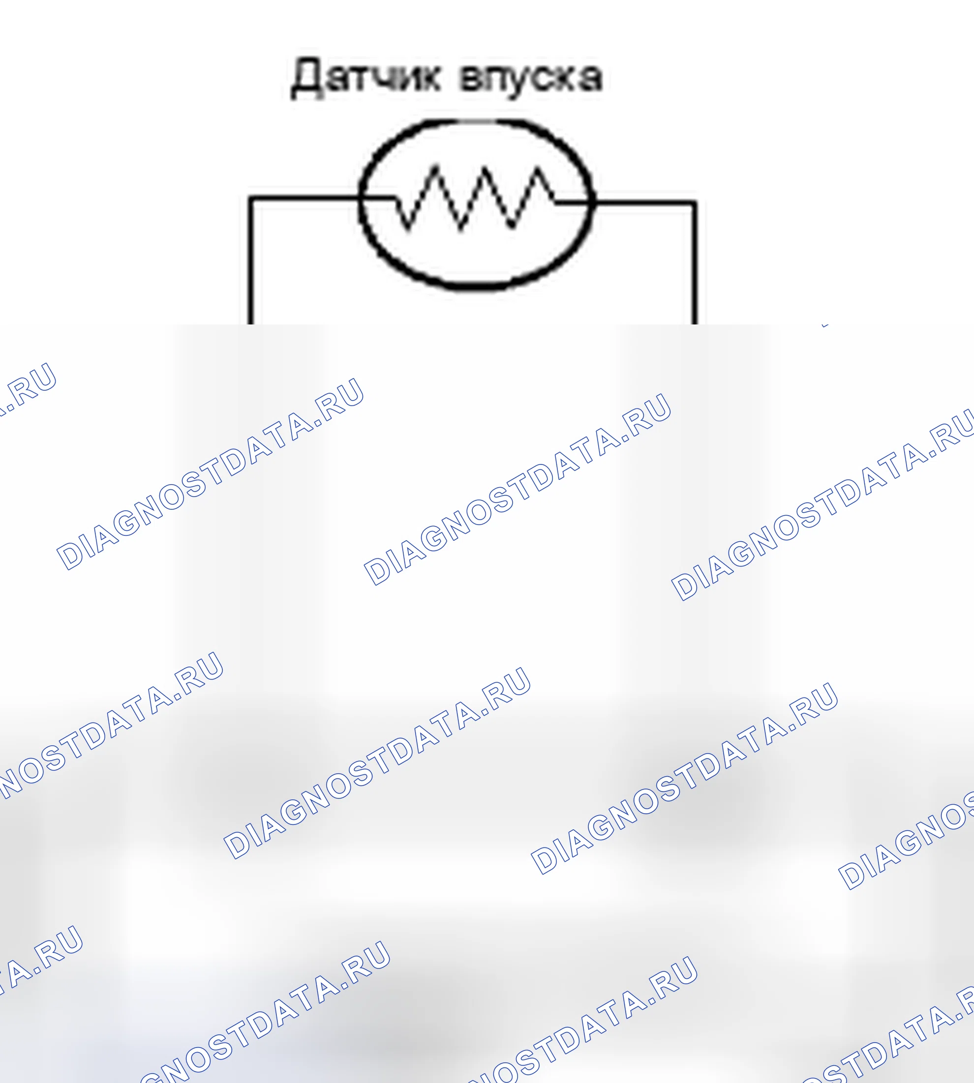 Рис. 61: ПРОЦЕДУРА ДИАГНОСТИКИ ДАТЧИКА ВПУСКА. Suzuki Equator I