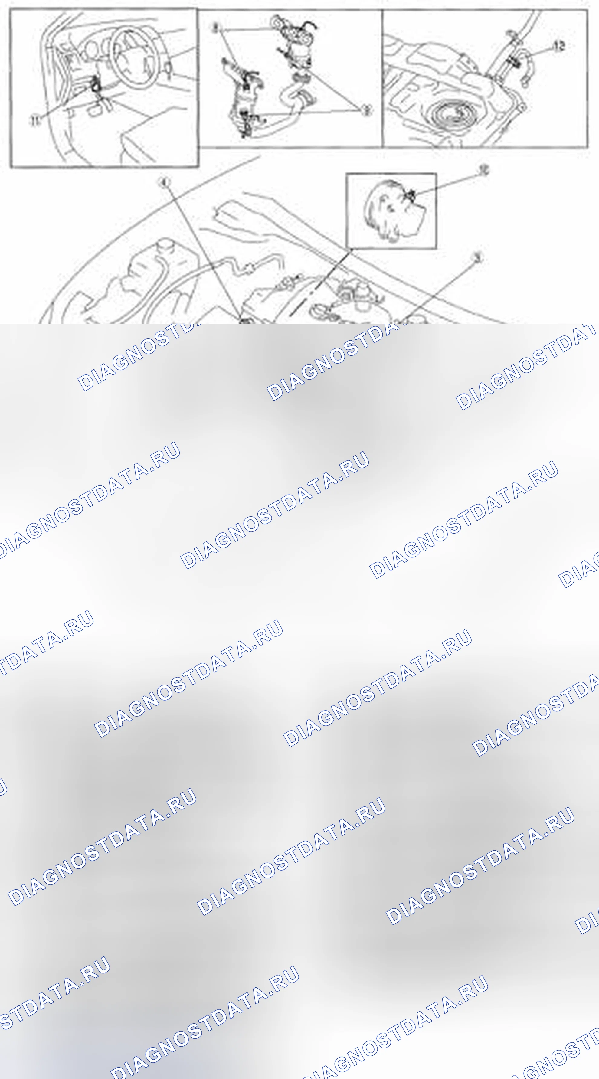 Рис. 4: ИНДЕКС МЕСТОПОЛОЖЕНИЯ СИСТЕМЫ УПРАВЛЕНИЯ [Mzi-3.7]. Mazda CX-9 I