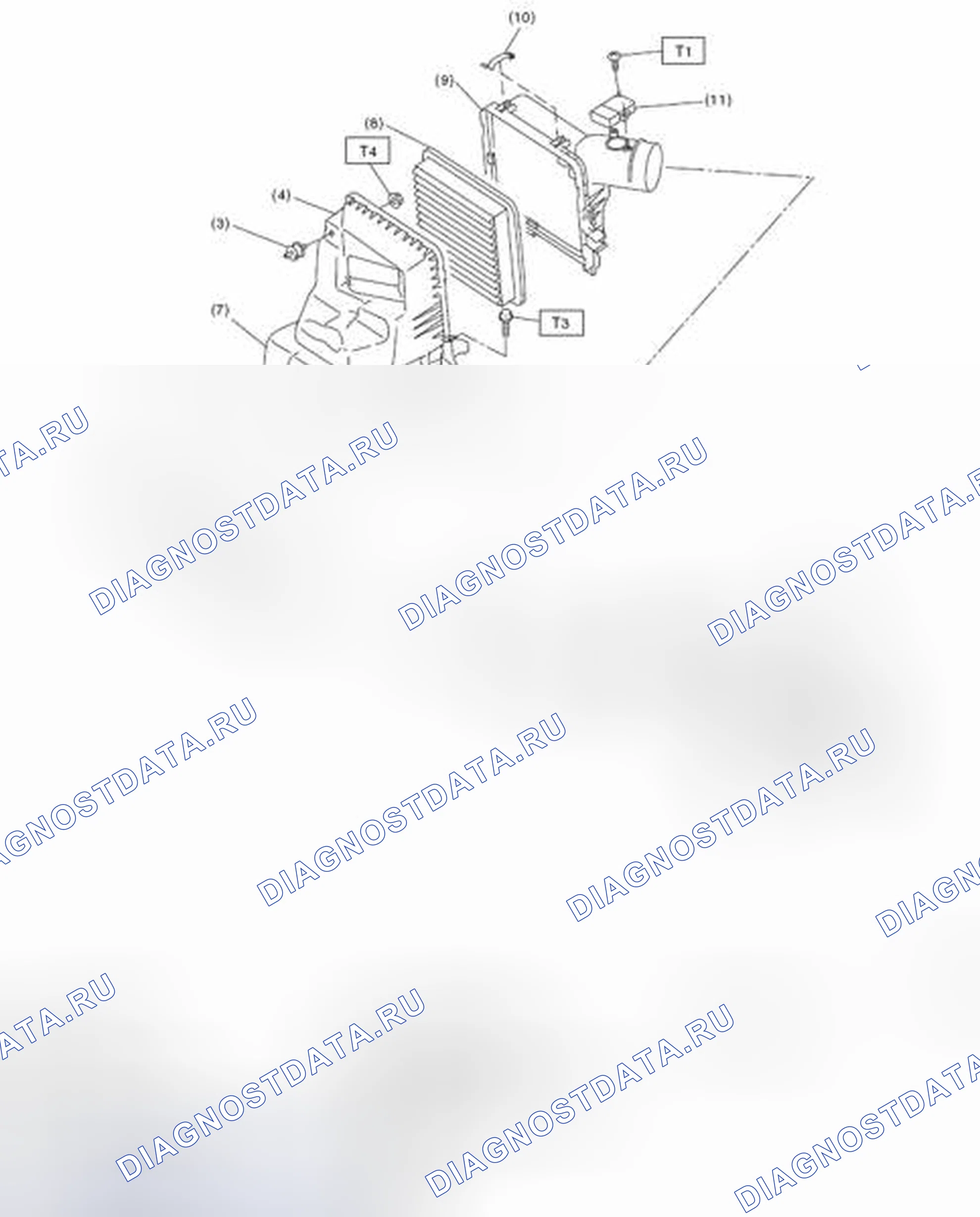 Рис. 680: КОМПОНЕНТ. Subaru Legacy BM/BR рестайлинг