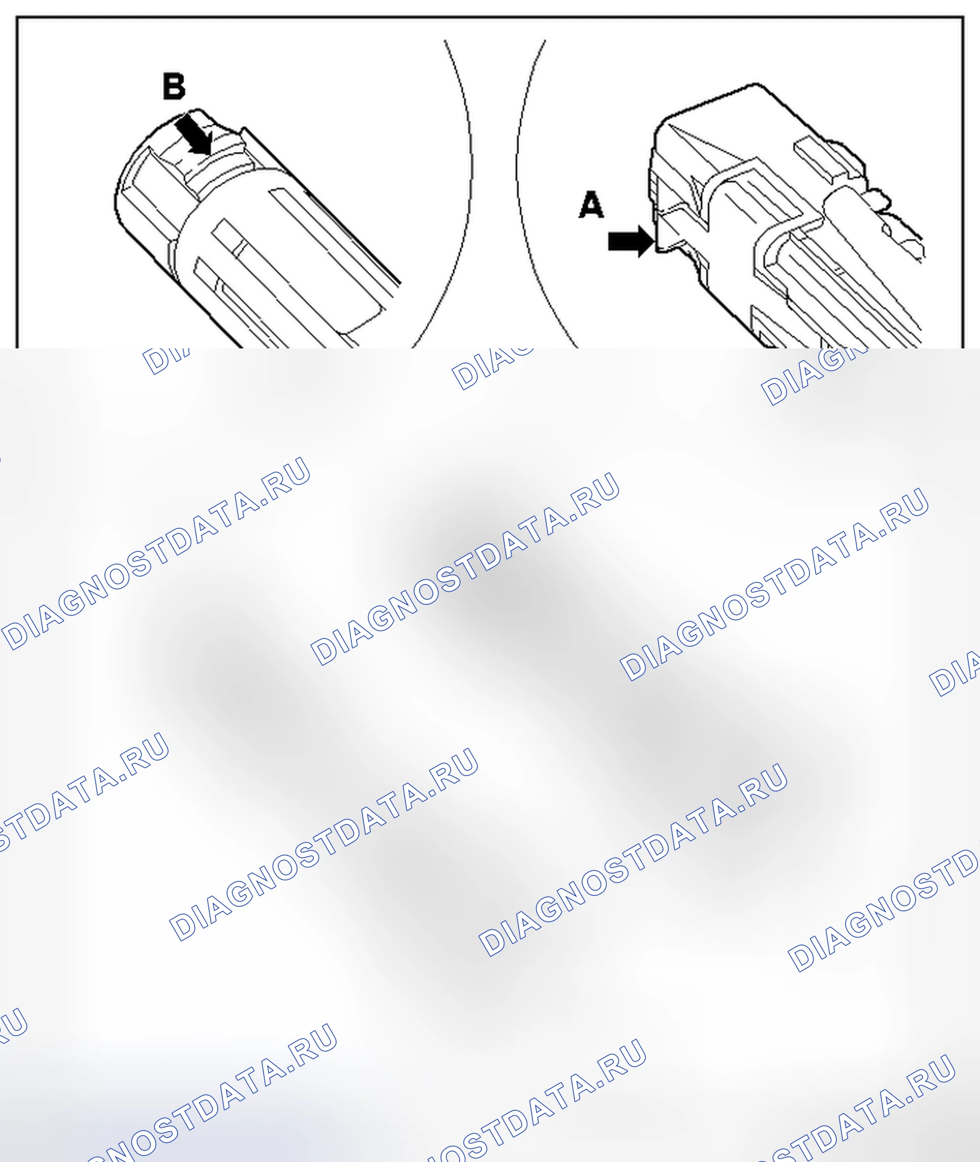 Рис. 96: НАПРАВЛЯЮЩИЕ ПОДГОЛОВНИКА. Volkswagen Golf Mk7