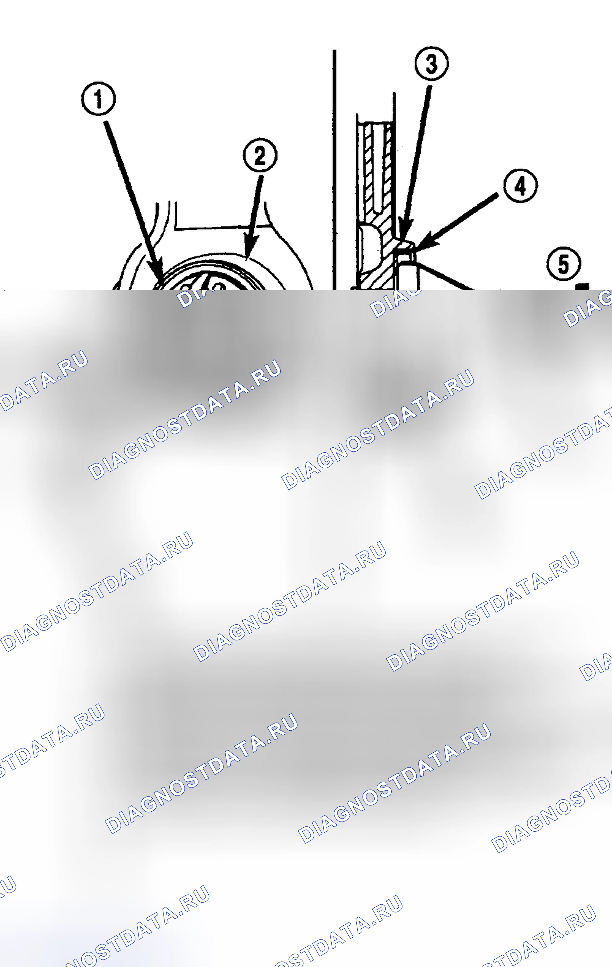 Рис. 139: ДЕМОНТАЖ. Dodge Stratus II