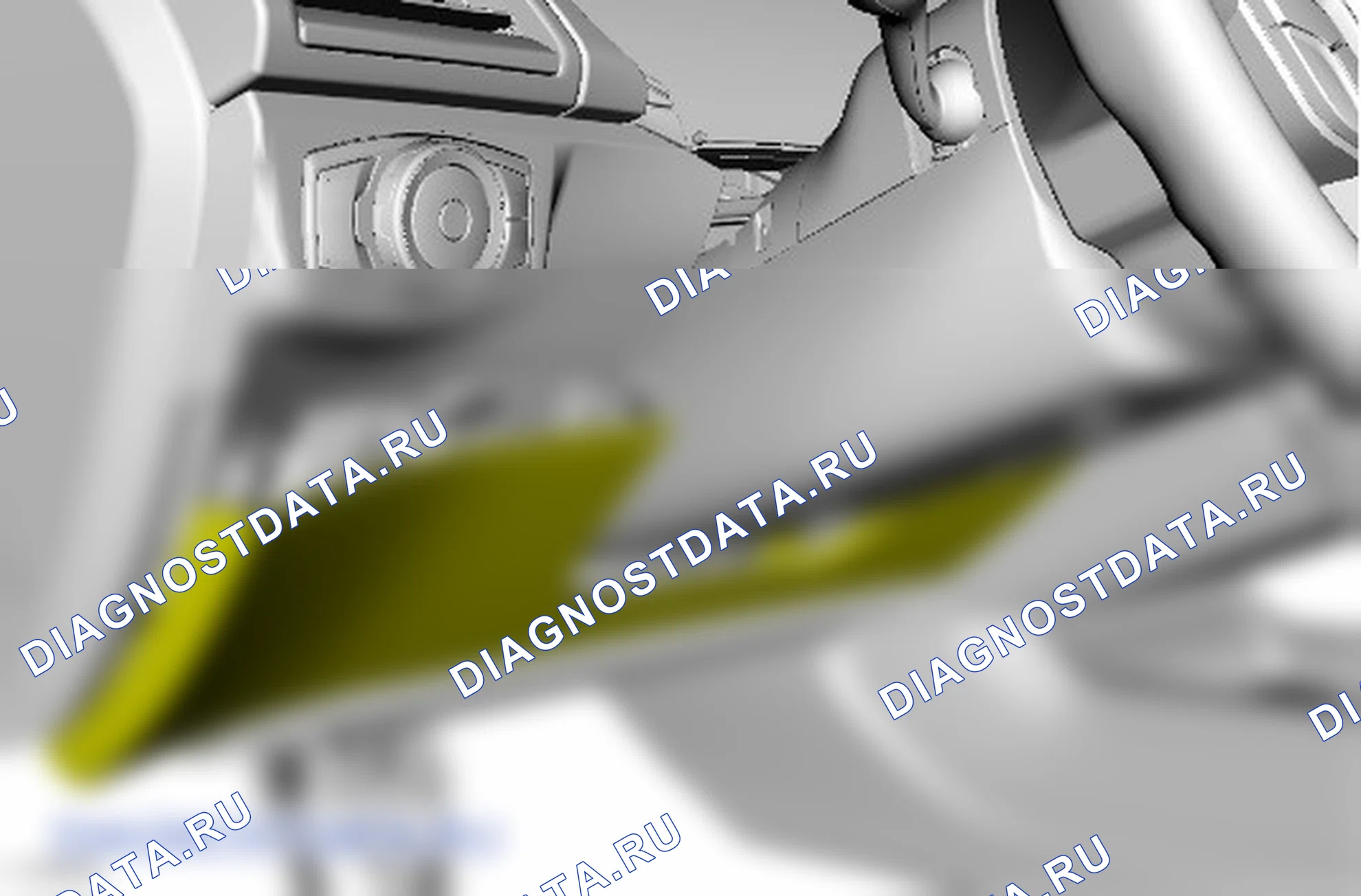 Как снять и установить нижнюю подушку безопасности водителя. Ford Mondeo V