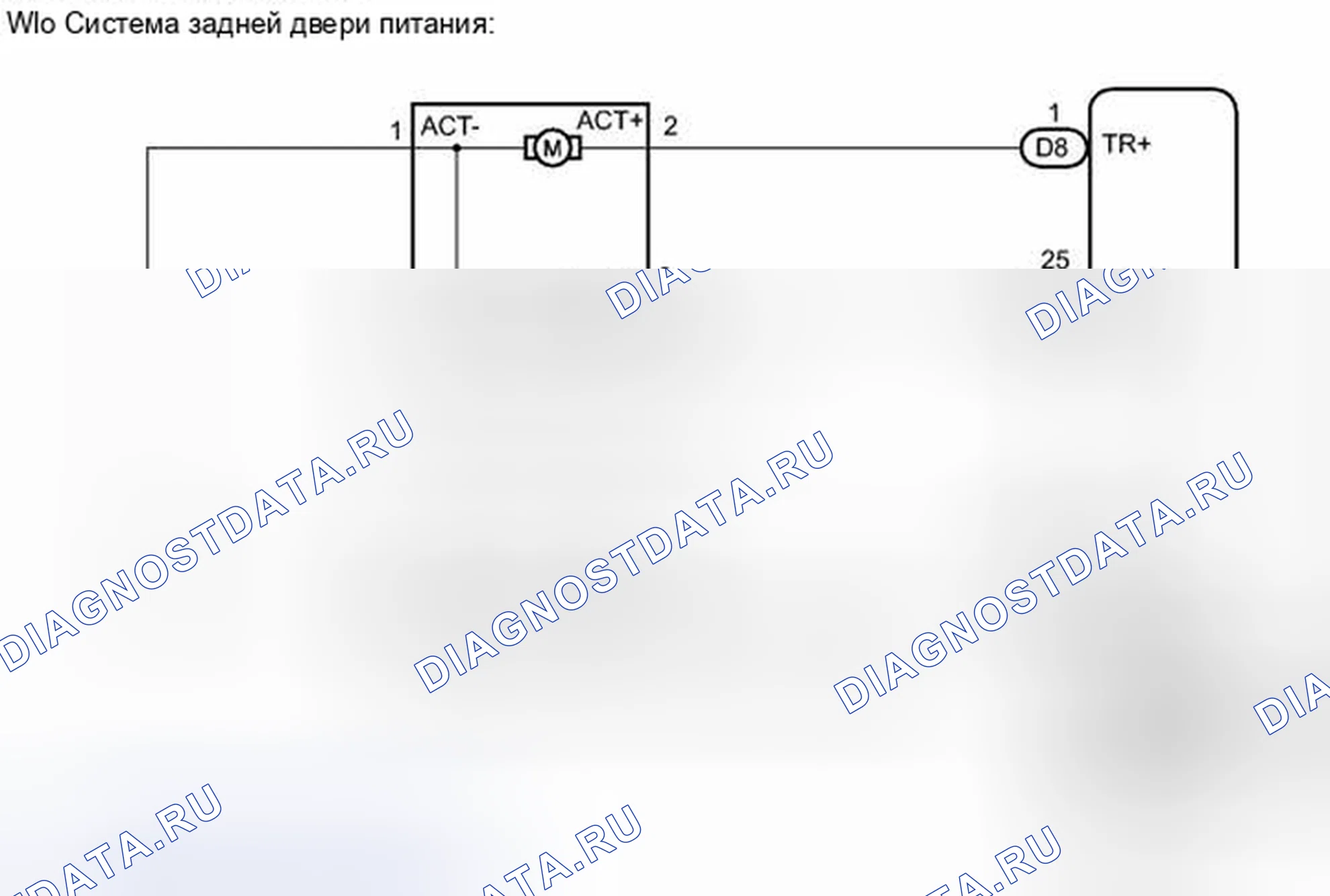 Рис. 232: электросхема. Toyota Highlander II рестайлинг