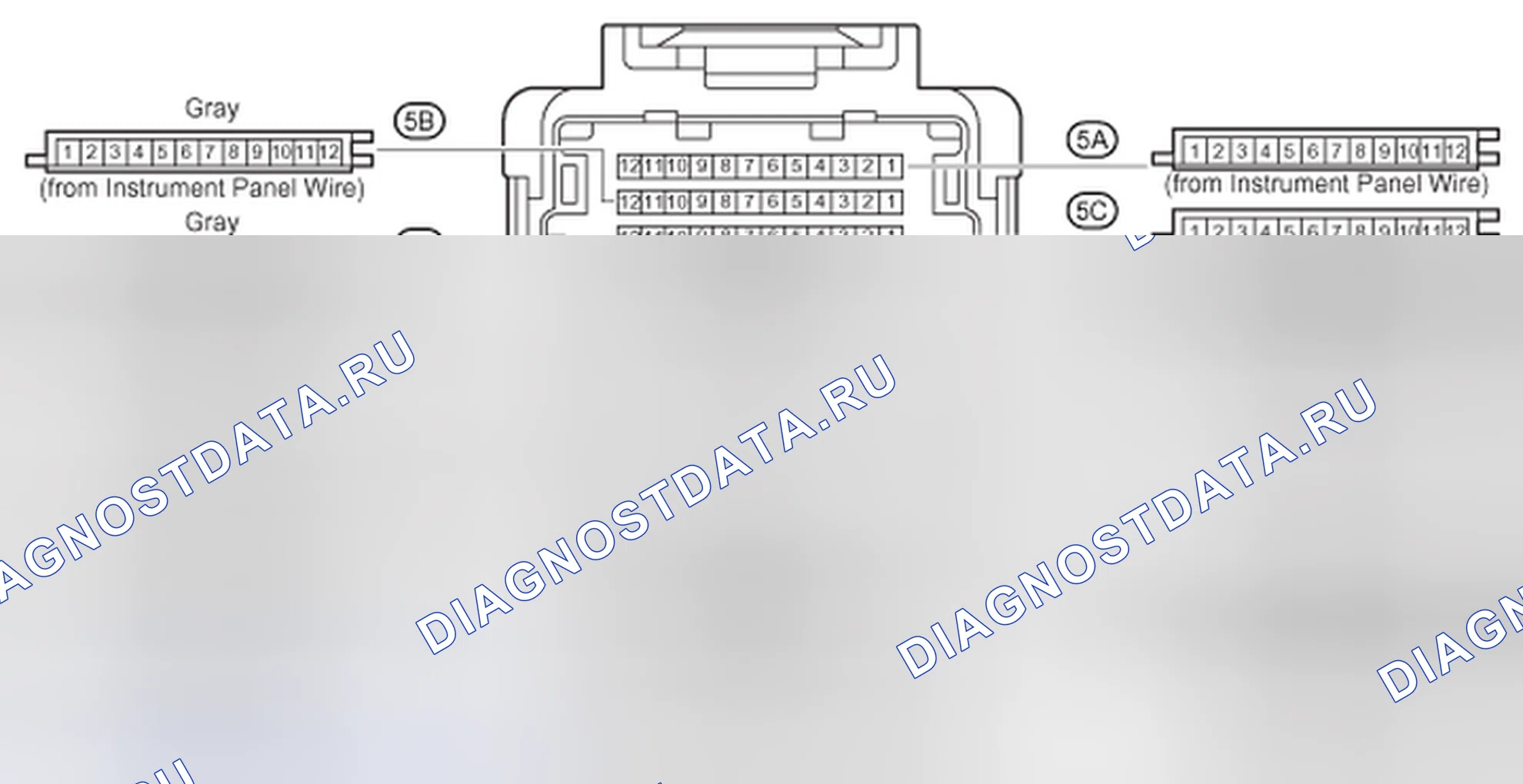 Рис. 289: Расположение соединителей J / B No5. Honda Accord IV