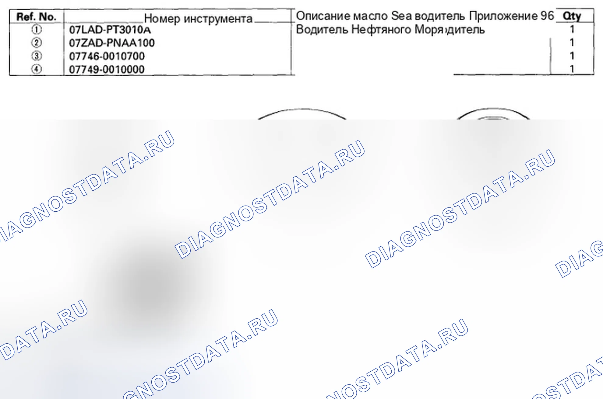 Рис. 404: Специальные инструменты. Honda Civic VIII
