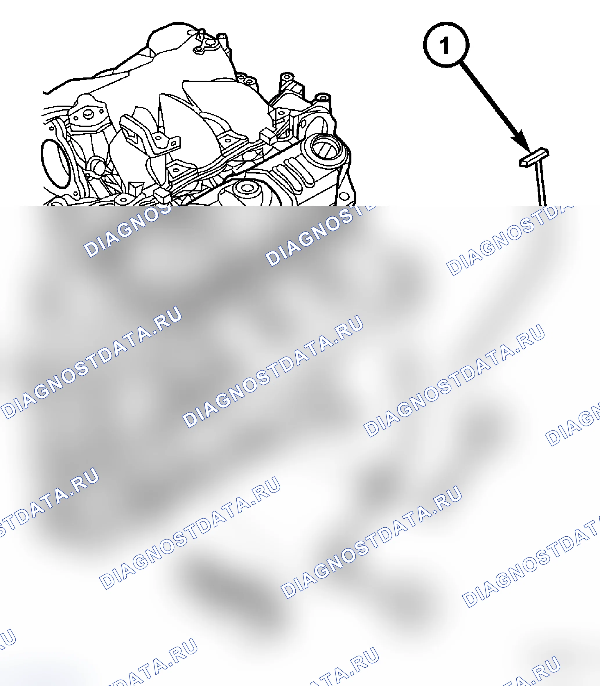 Рис. 188: ДЕМОНТАЖ - ГОЛОВКА ЦИЛИНДРА. Dodge Caravan IV