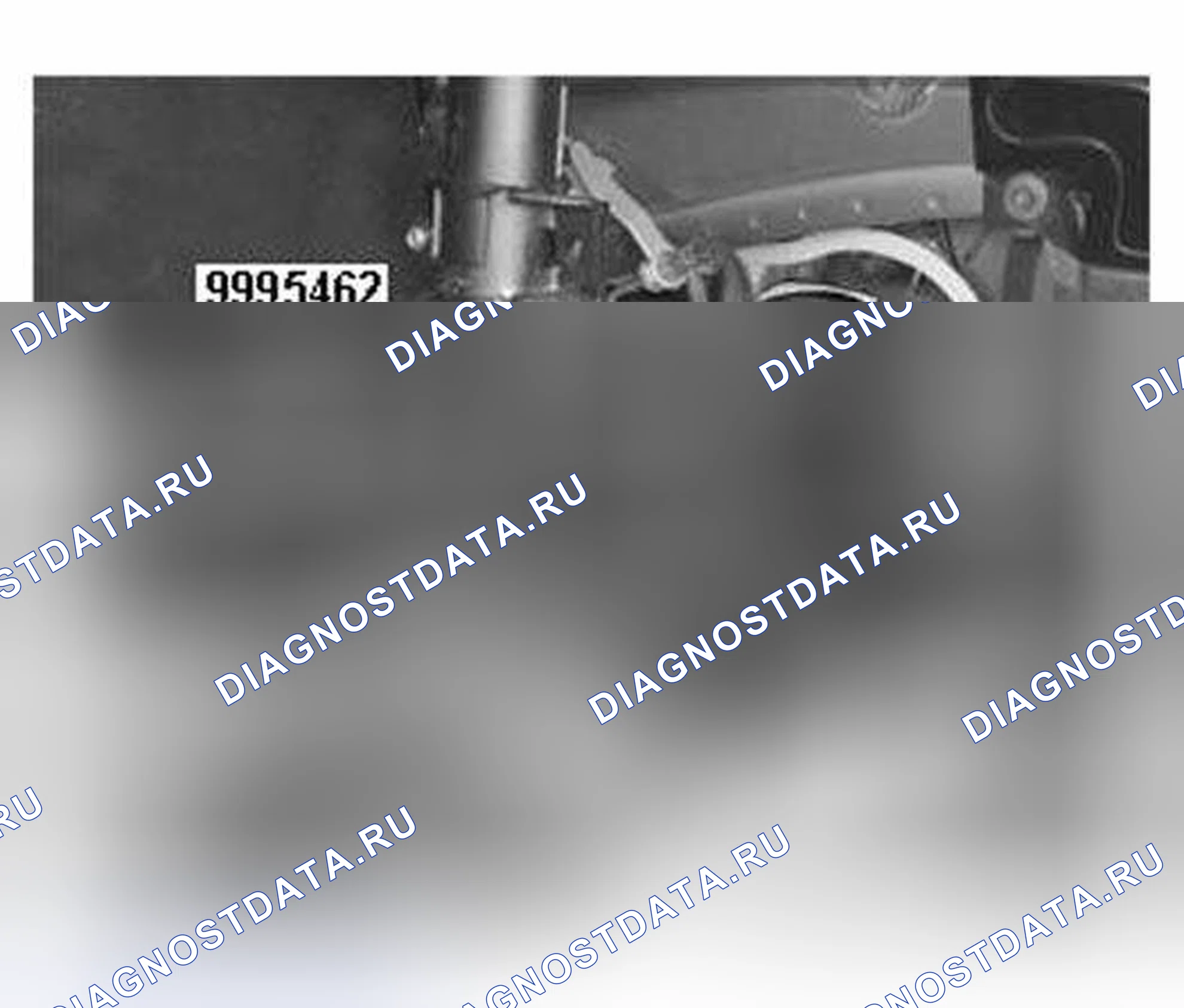 Рис. 472: Удаление правого приводного вала. Volvo XC90 I