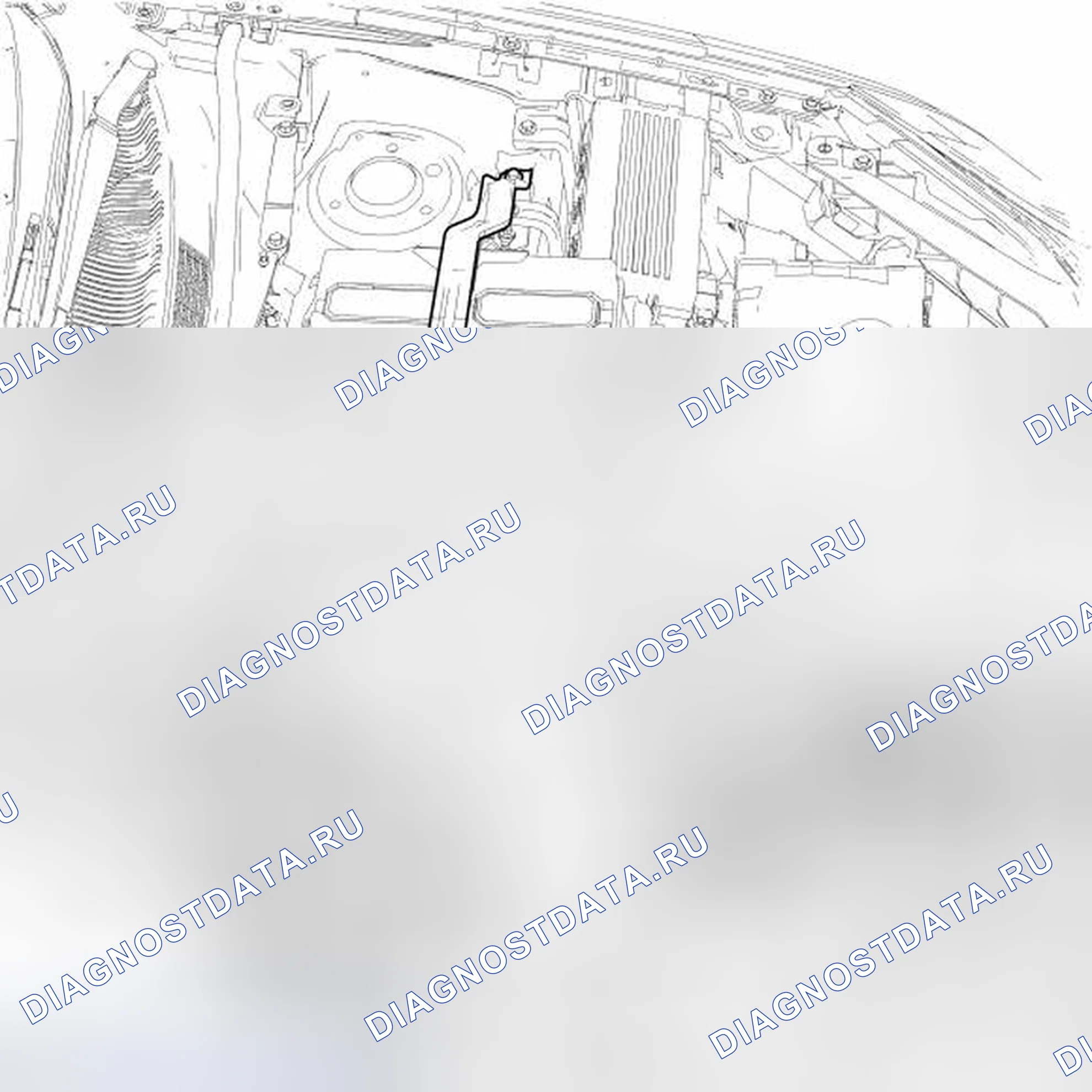 Рис. 3: Кабели аккумуляторных батарей - 3 0L. Hyundai Lantra II рестайлинг
