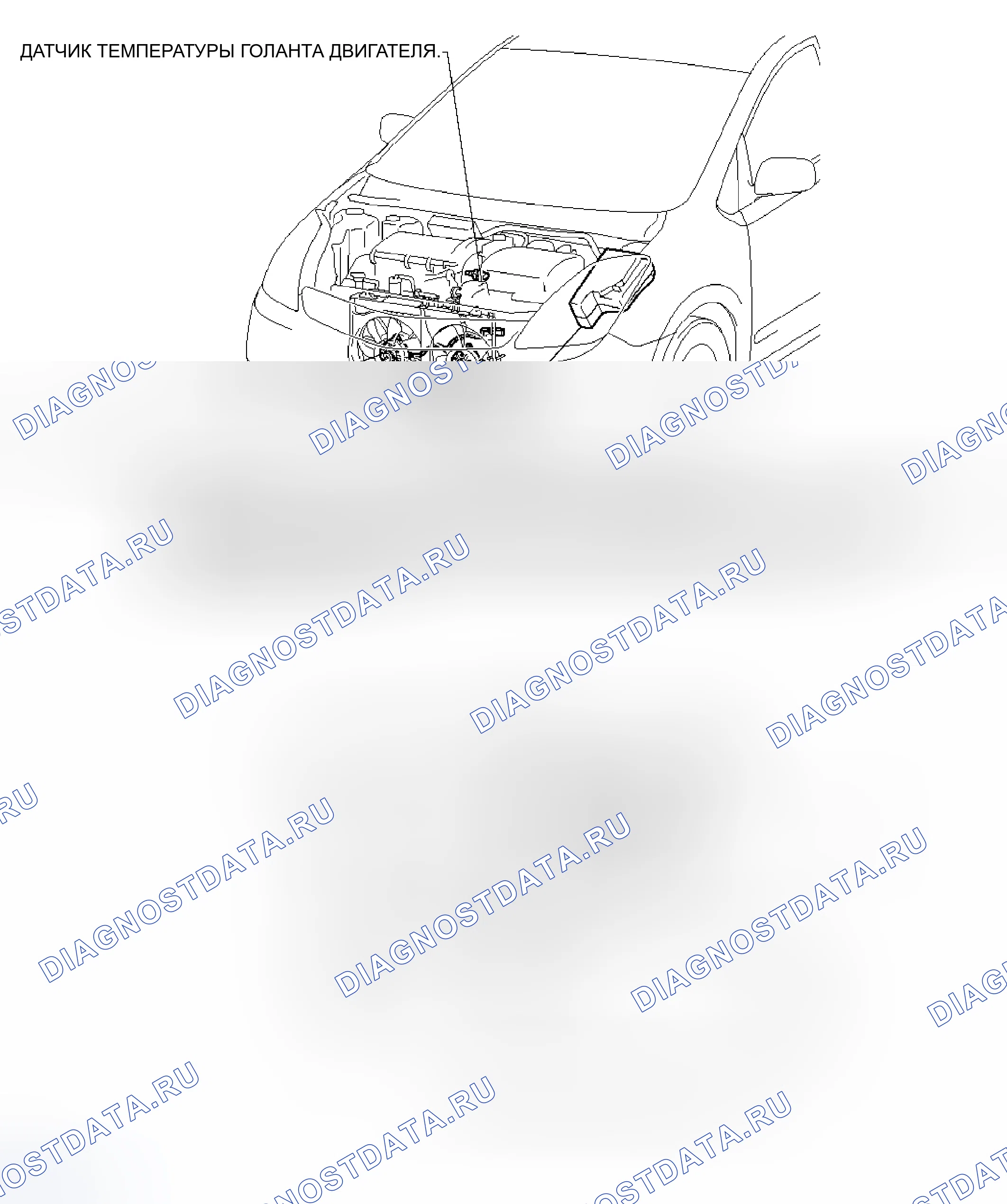 Рис. 3: РАСПОЛОЖЕНИЕ ДЕТАЛЕЙ. Toyota Prius II рестайлинг