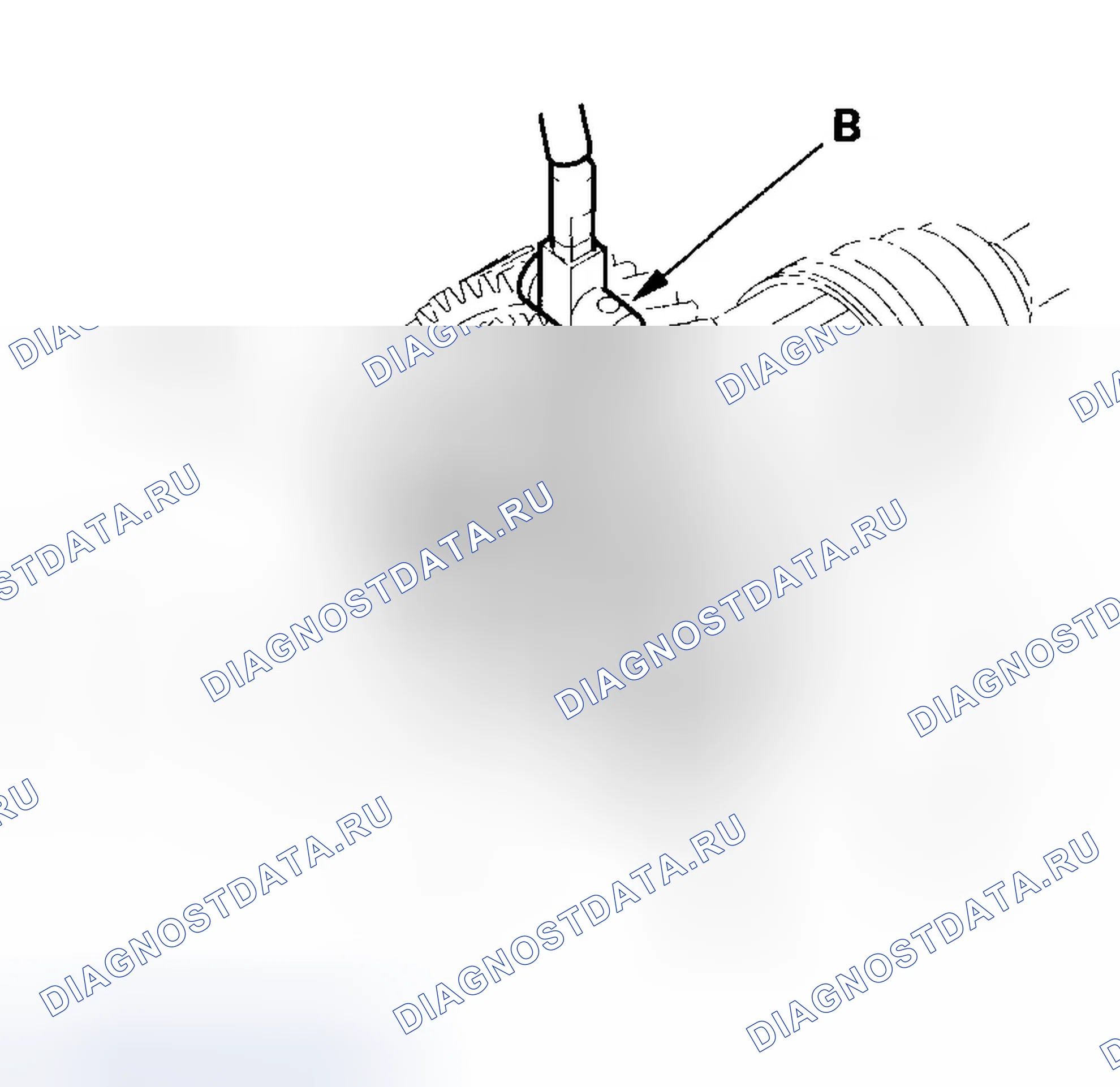 Рис. 121: Проверка люфтов. Honda Element I