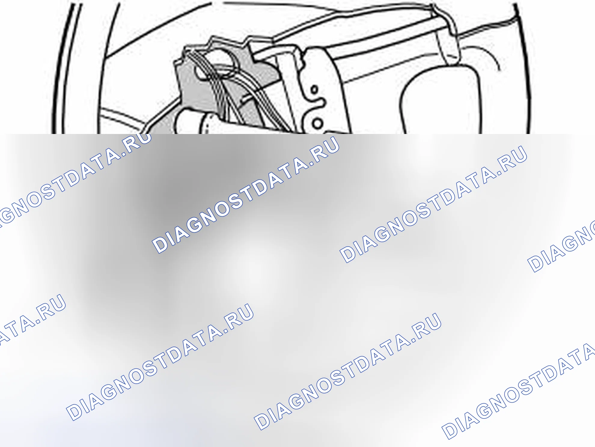 Рис. 152: Вставка проводки. Volvo V70 II рестайлинг