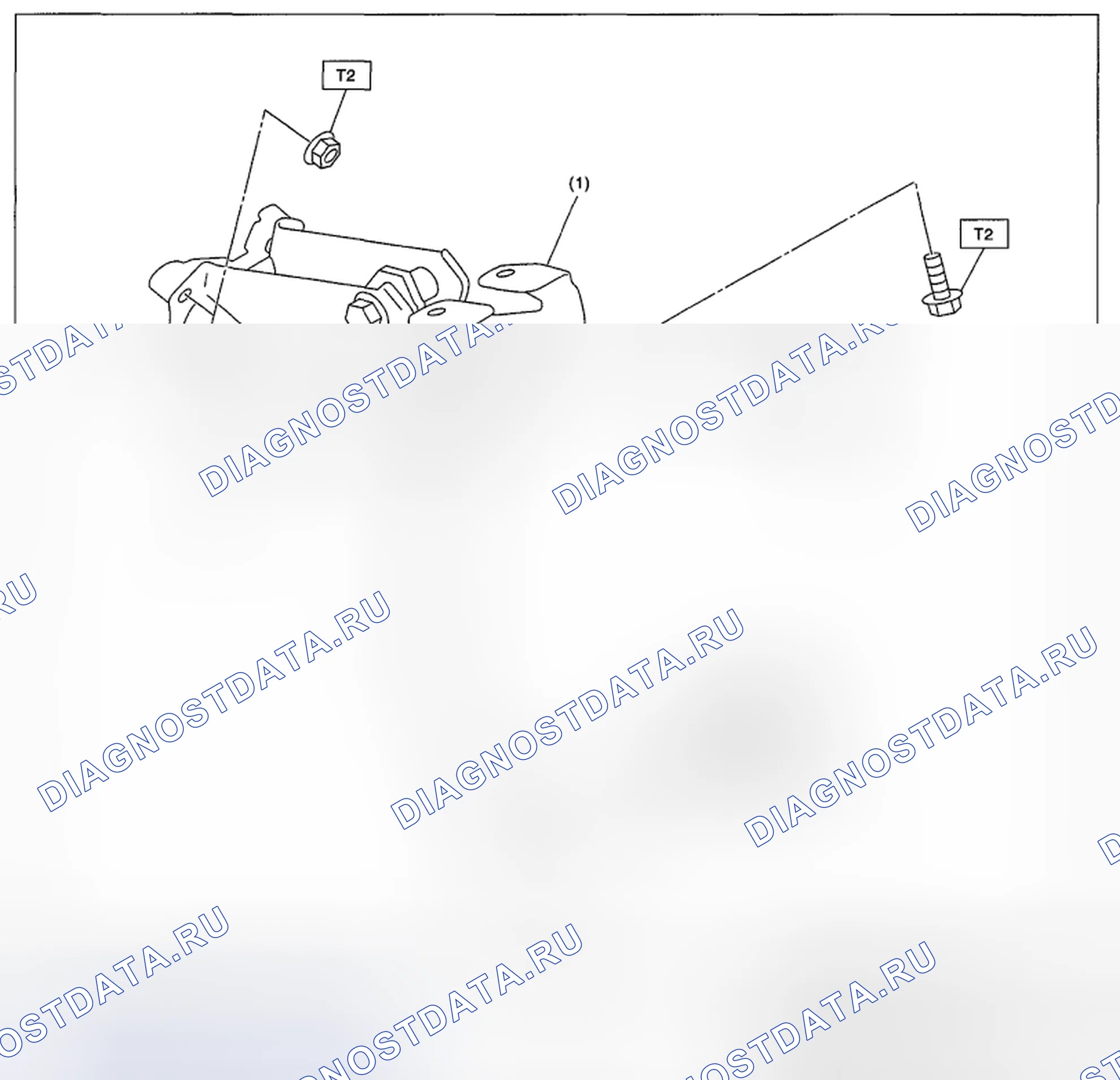 Рис. 7: ПЕДАЛЬ ТОРМОЗА. Subaru Outback BR